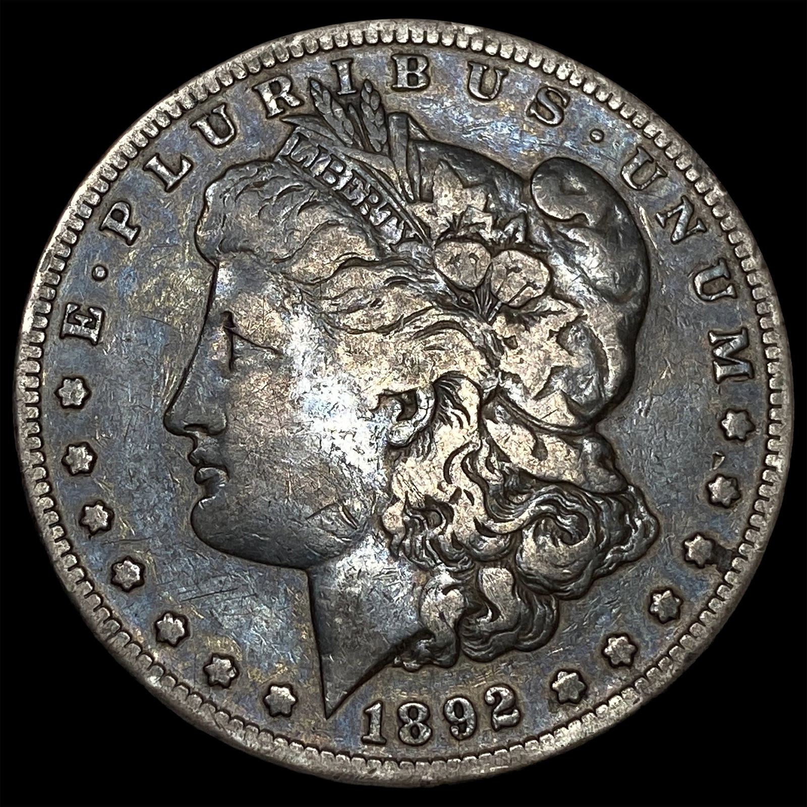 1892-S Silver Morgan Dollar LIGHTLY CIRCULATED: 1892-S Silver Morgan Dollar LIGHTLY CIRCULATED