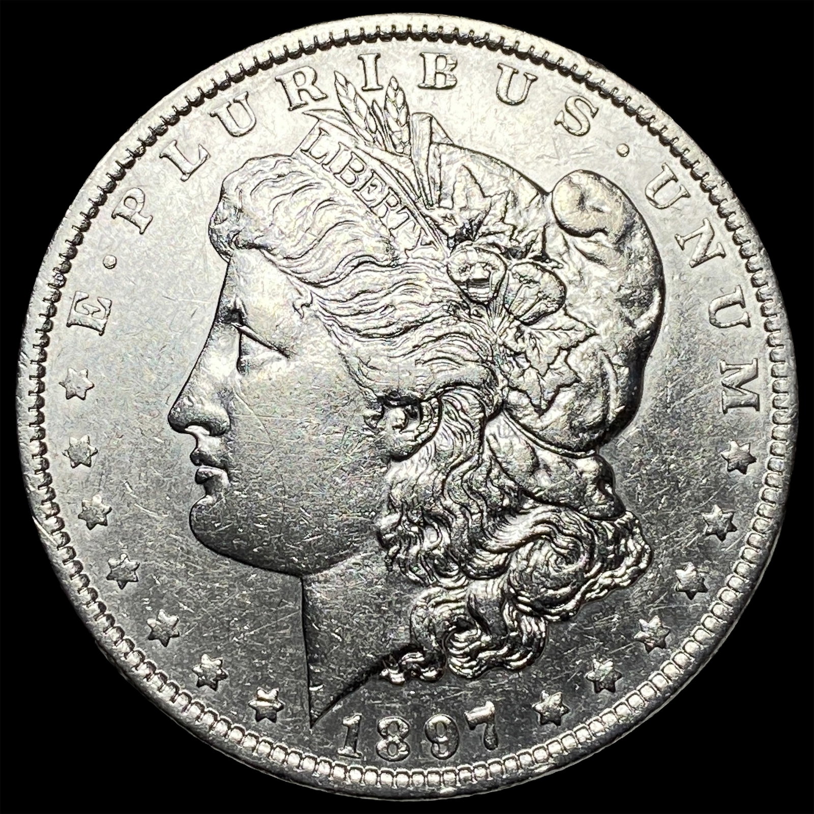 1897-O Silver Morgan Dollar CLOSELY UNCIRCULATED: 1897-O Silver Morgan Dollar CLOSELY UNCIRCULATED