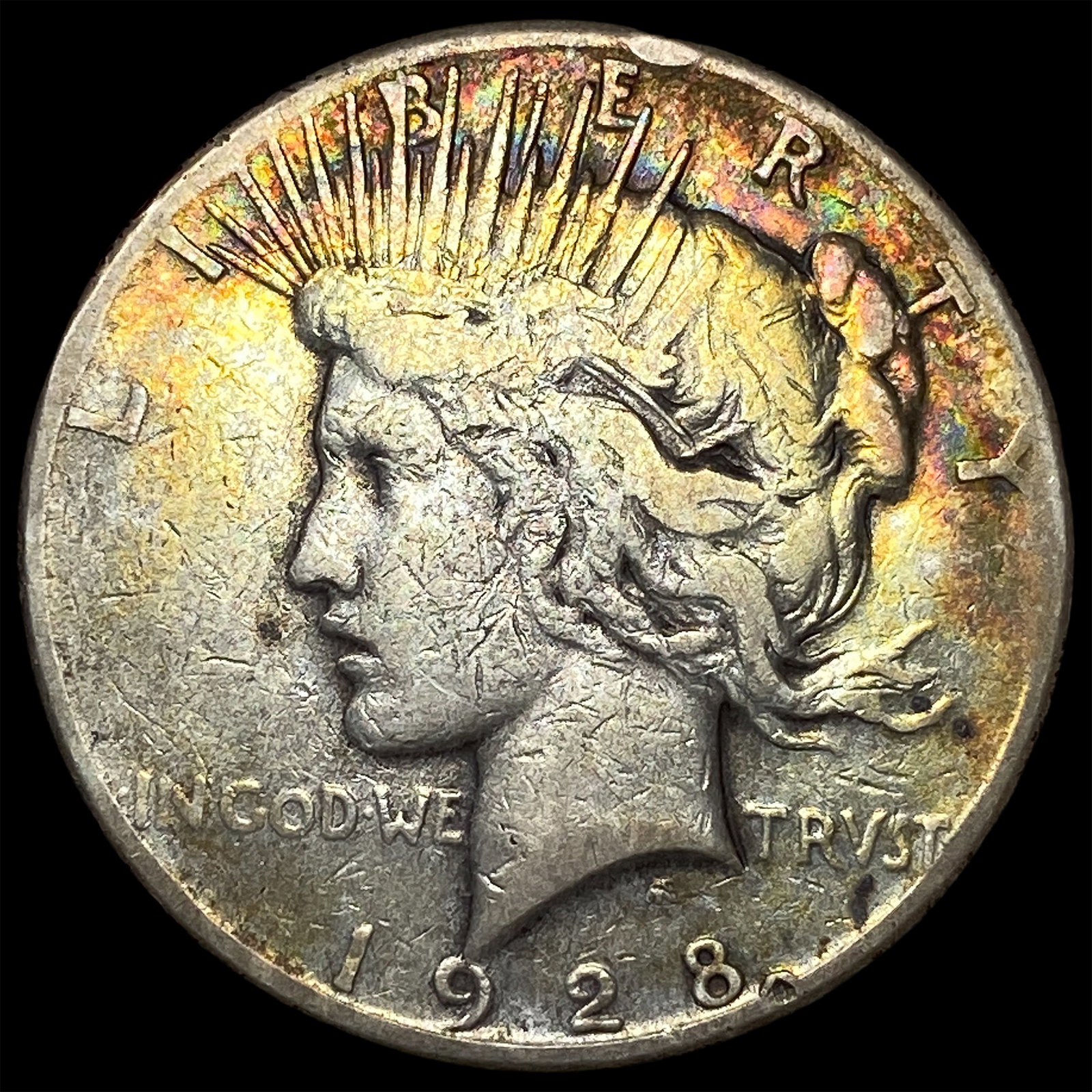 1928 Peace Silver Dollar LIGHTLY CIRCULATED: 1928 Peace Silver Dollar LIGHTLY CIRCULATED