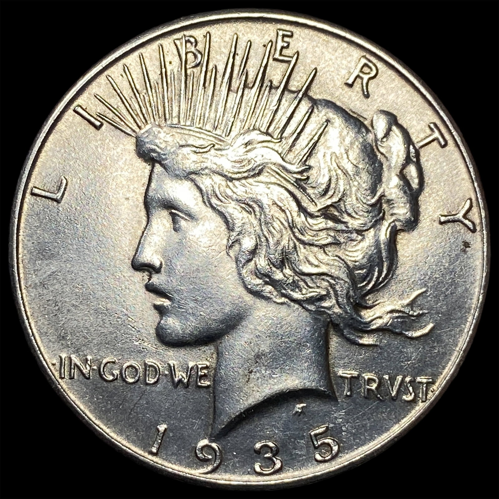 1935 Silver Peace Dollar CHOICE AU: 1935 Silver Peace Dollar CHOICE AU