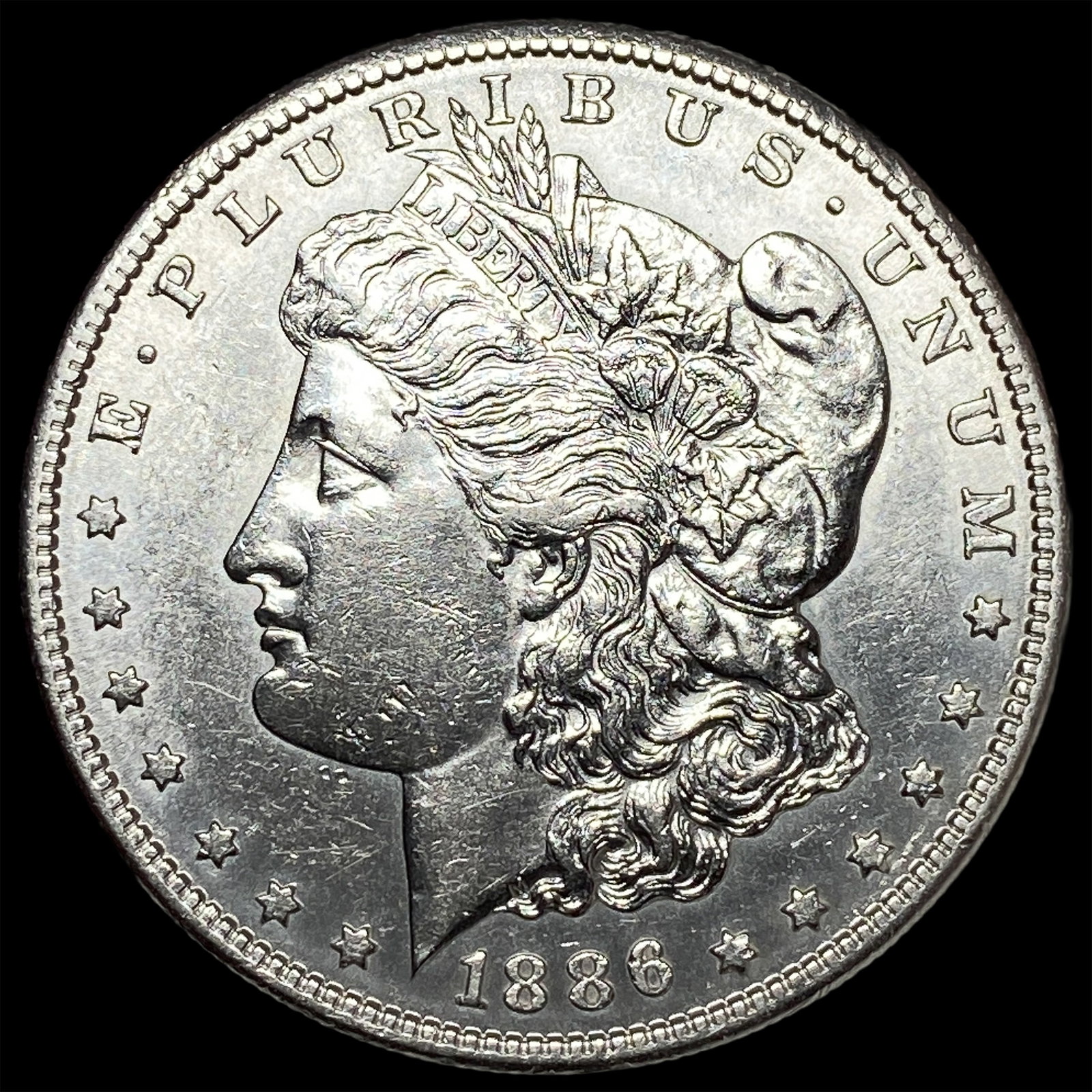 1886-S Silver Morgan Dollar CLOSELY UNCIRCULATED: 1886-S Silver Morgan Dollar CLOSELY UNCIRCULATED