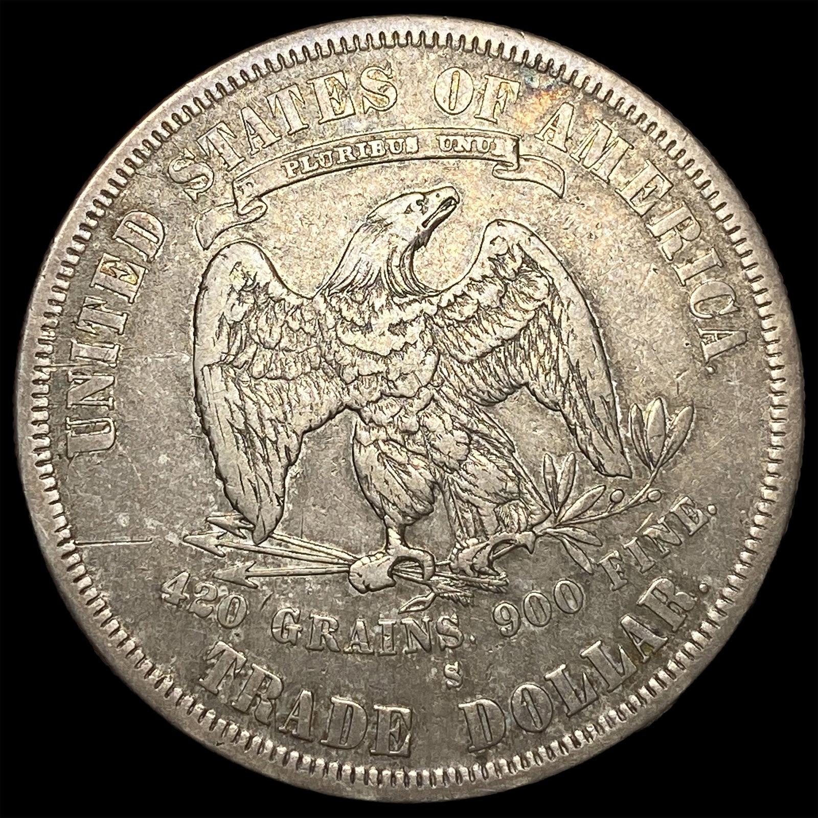 1877-S Silver Trade Dollar NEARLY UNCIRCULATED - 2