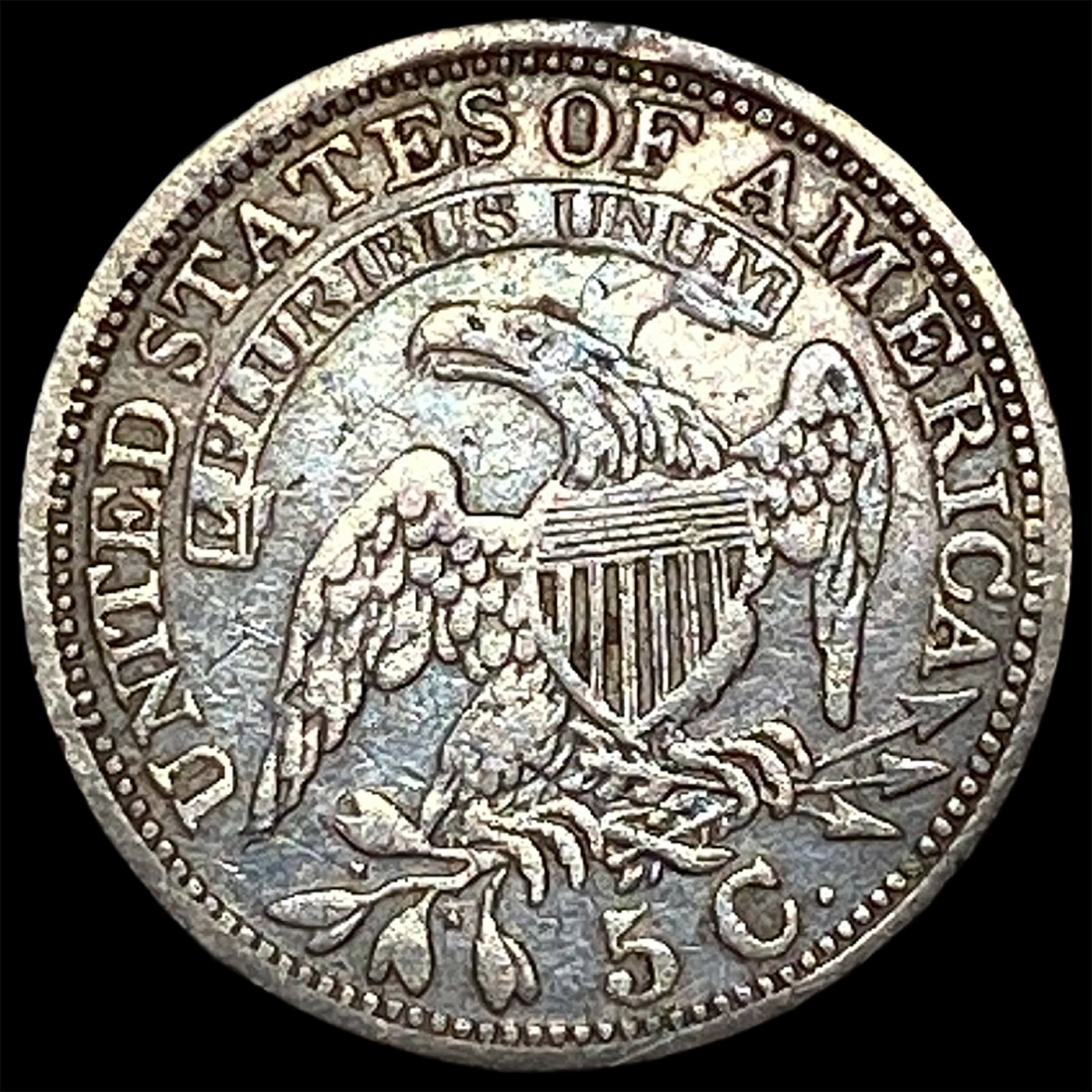 1831 Capped Bust Half Dime NEARLY UNCIRCULATED - 2