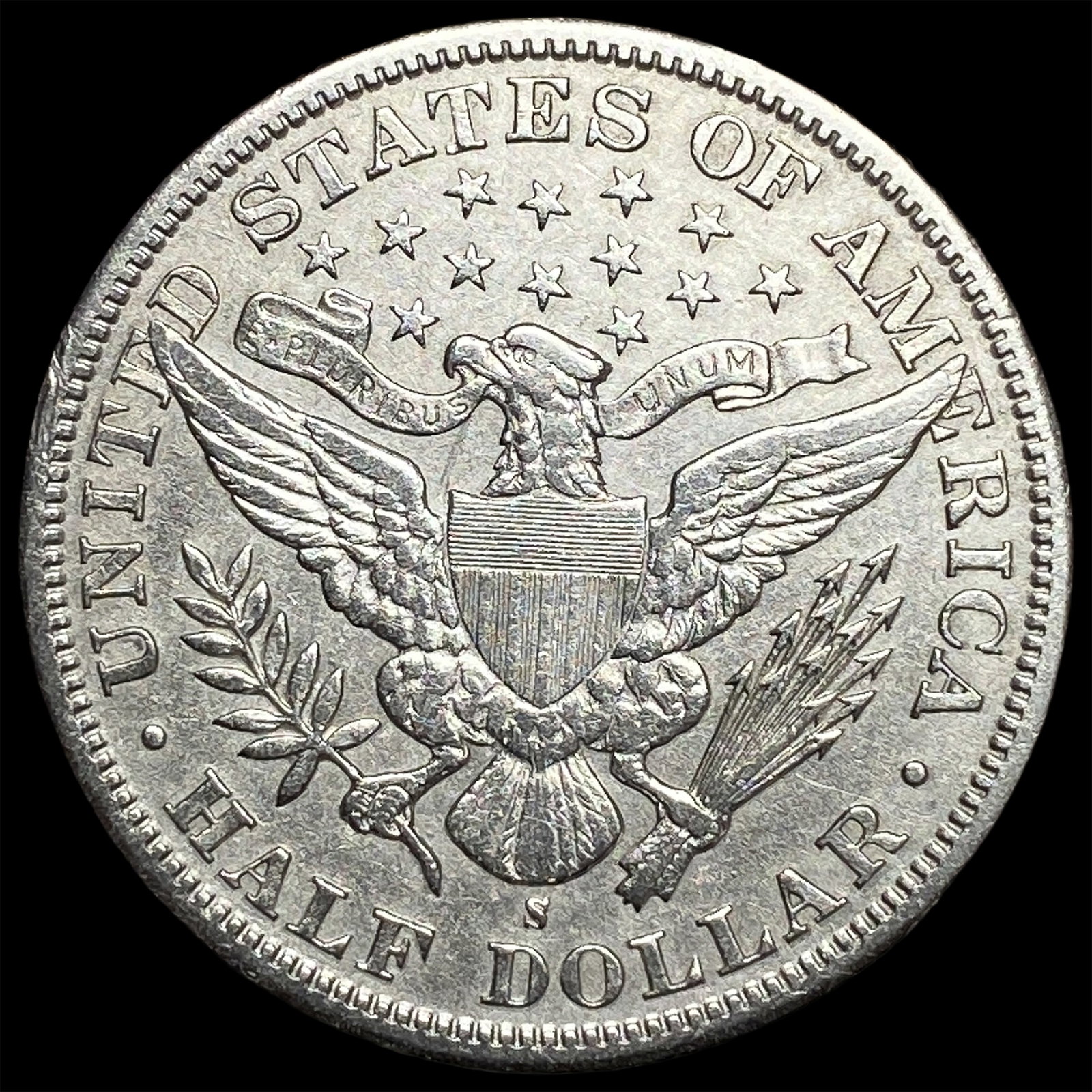 1898-S Silver Barber Half Dollar CLOSELY UNCIRCULATED - 2