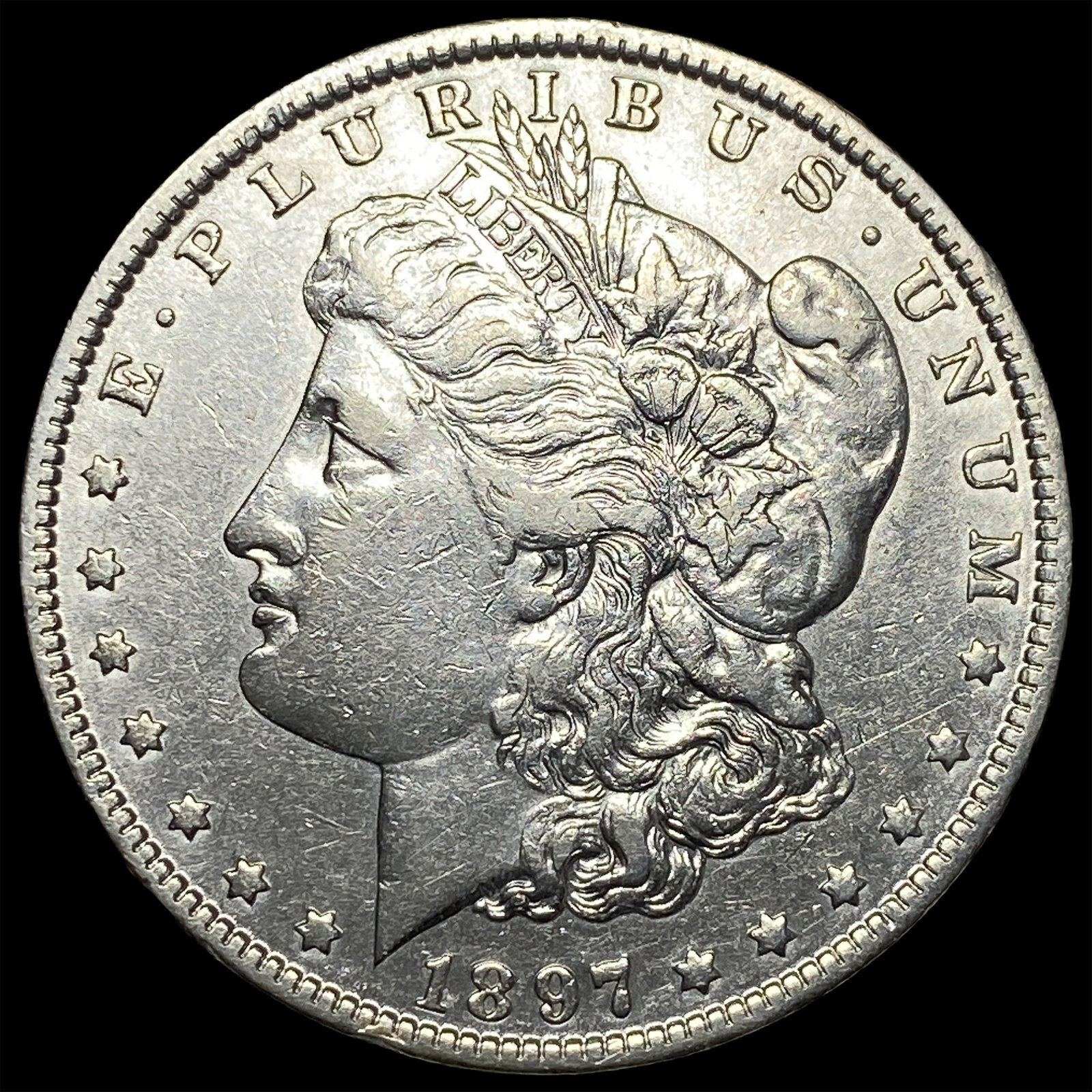 1897-O Morgan Silver Dollar CLOSELY UNCIRCULATED: 1897-O Morgan Silver Dollar CLOSELY UNCIRCULATED