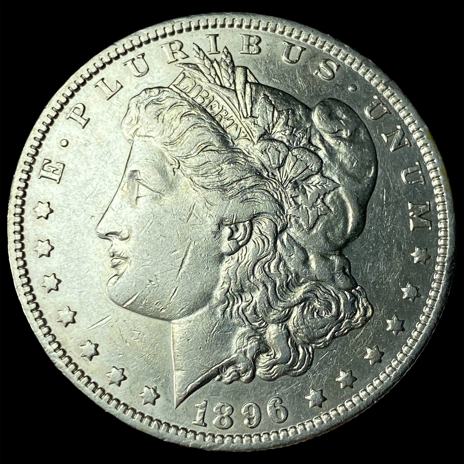 1896-O Silver Morgan Dollar CLOSELY UNCIRCULATED: 1896-O Silver Morgan Dollar CLOSELY UNCIRCULATED