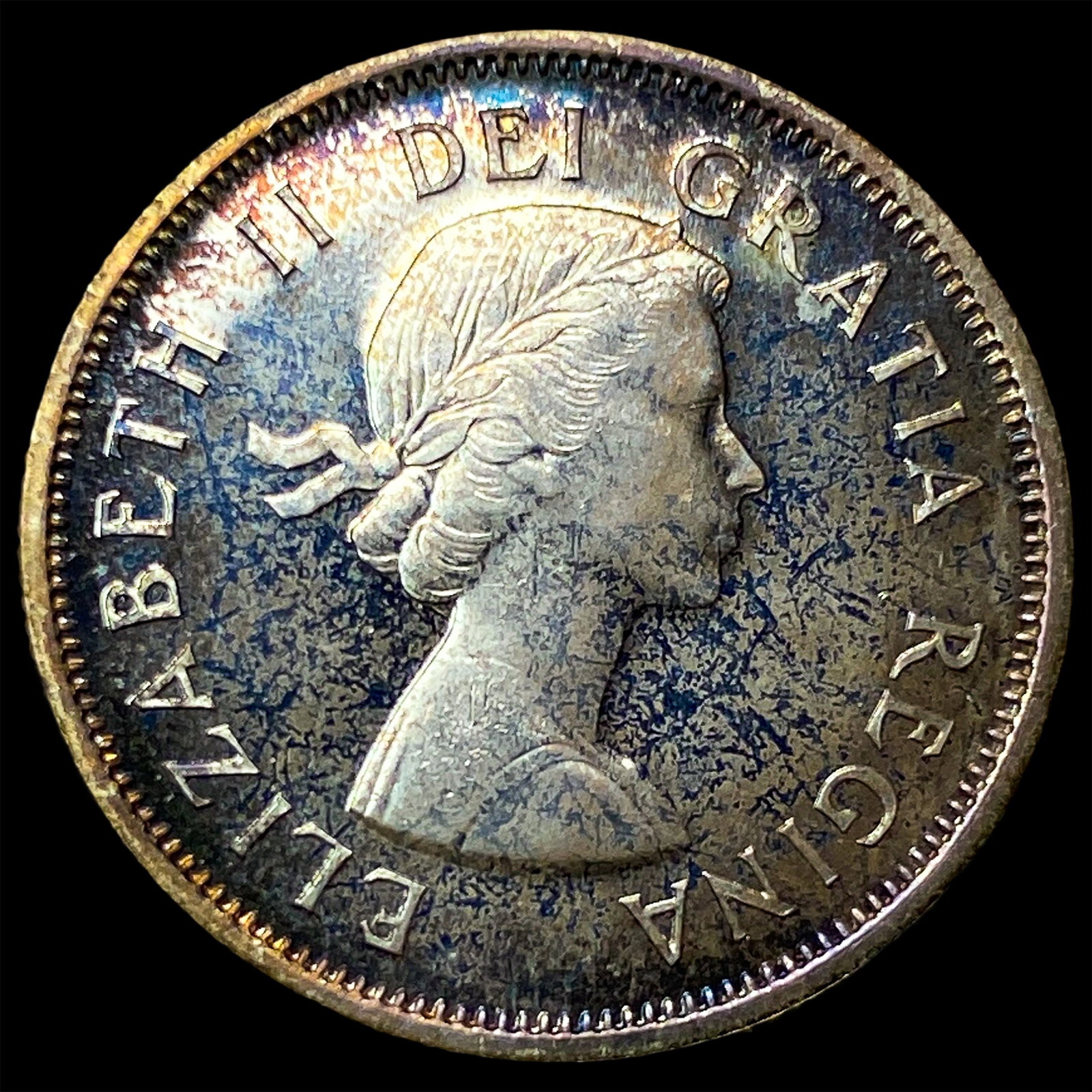 1954 Canada Silver 25 Cents: 1954 Canada Silver 25 Cents