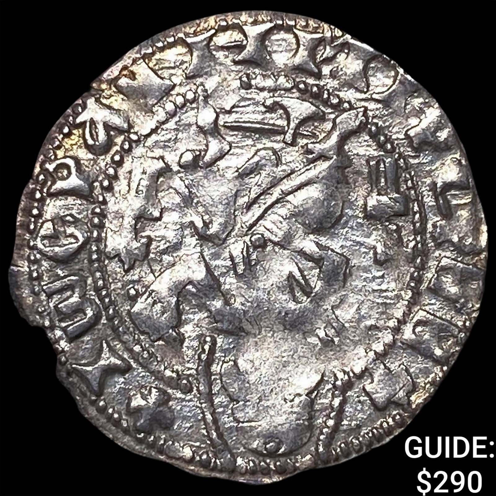 1352-1396 AD Bulgaria Ivan Statsirmir Silver Grosh: 1352-1396 AD Bulgaria Ivan Statsirmir Silver Grosh