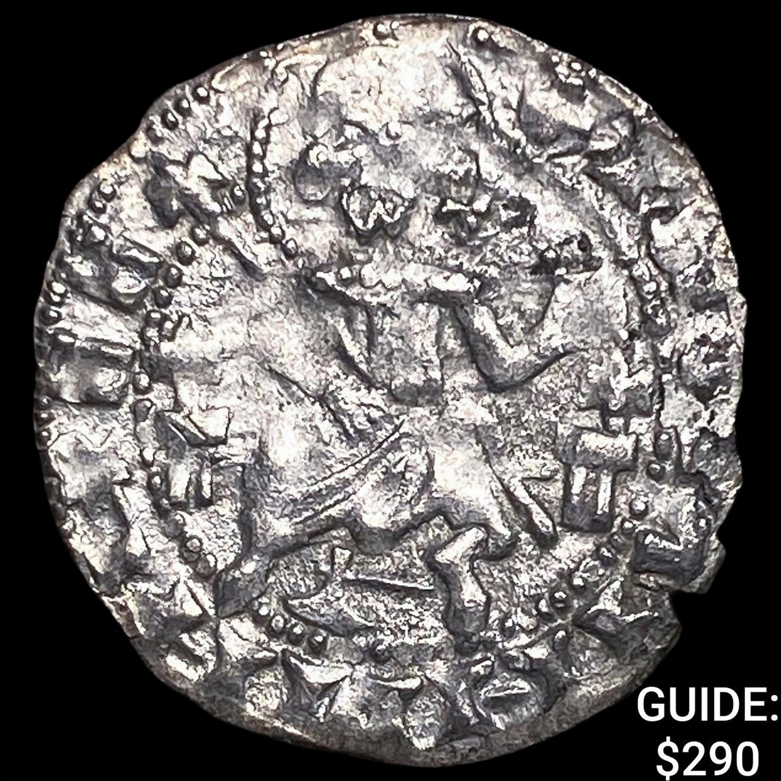1352-1396 AD Bulgaria Ivan Statsirmir Silver Grosh (1 of 2)