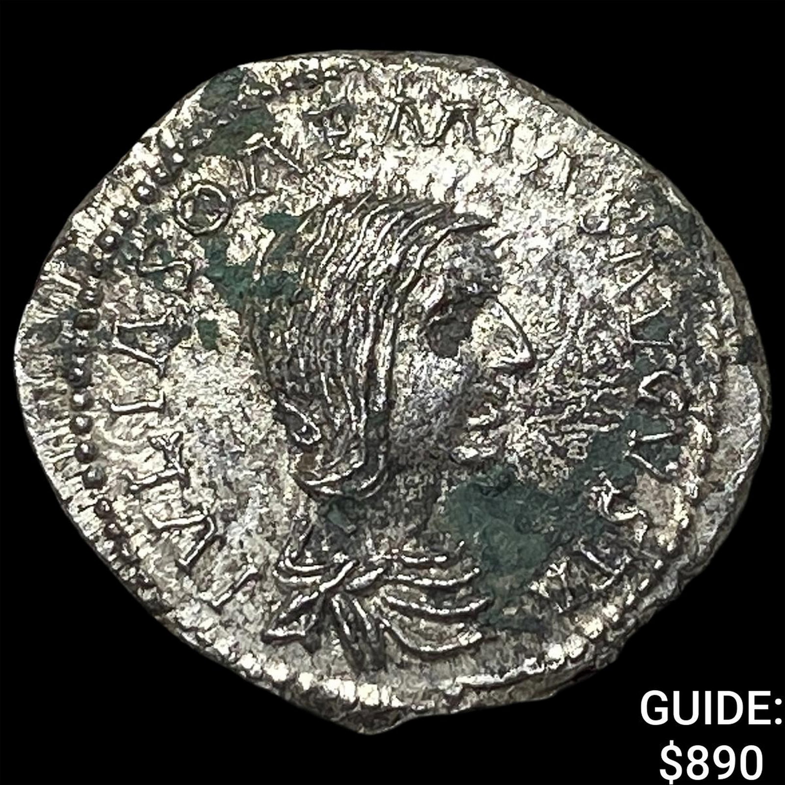 Celtic Imi. of Silver Denarius of Julia Soaemias (1 of 2)