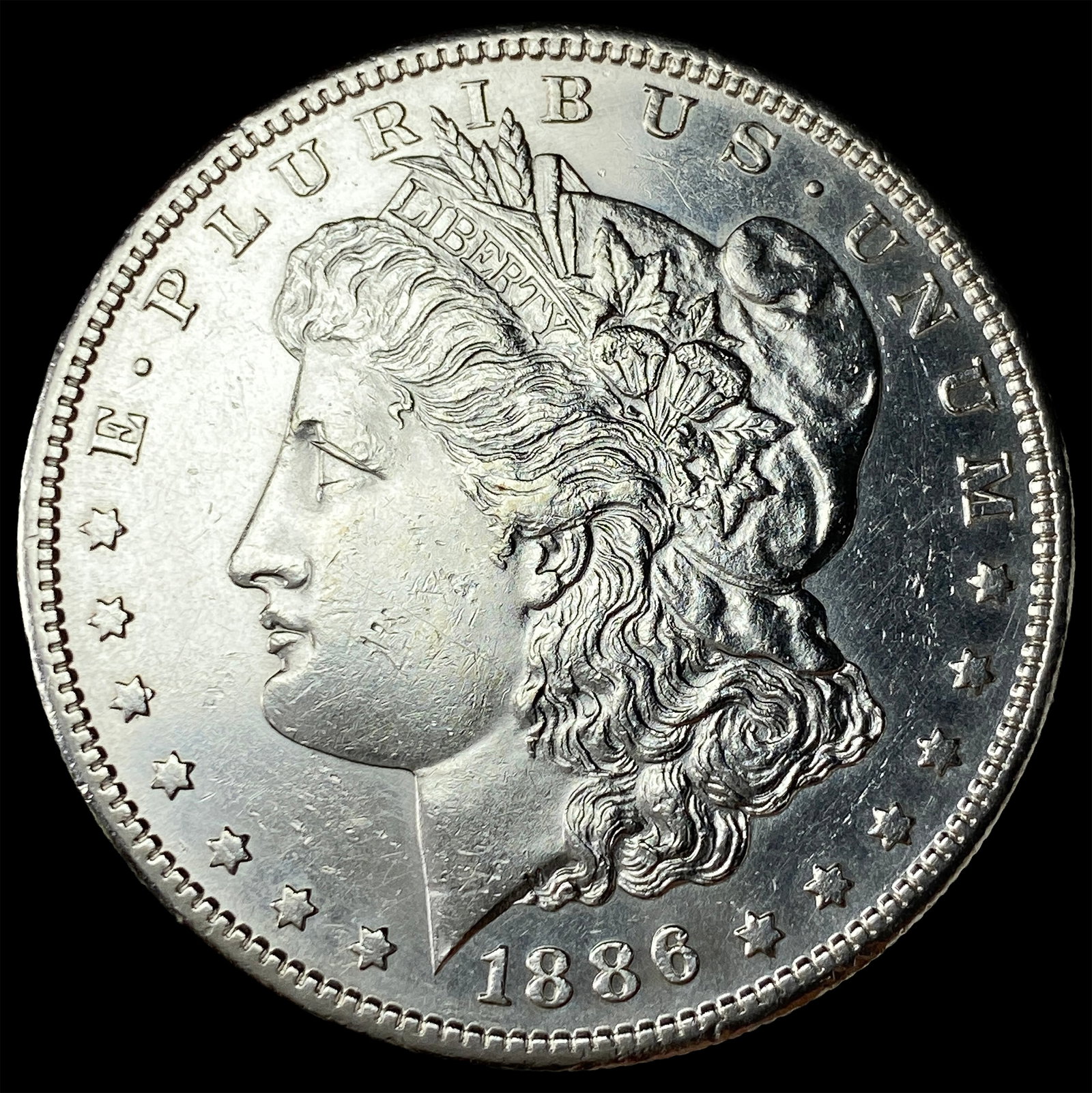 1886-S Silver Morgan Dollar UNCIRCULATED: 1886-S Silver Morgan Dollar UNCIRCULATED
