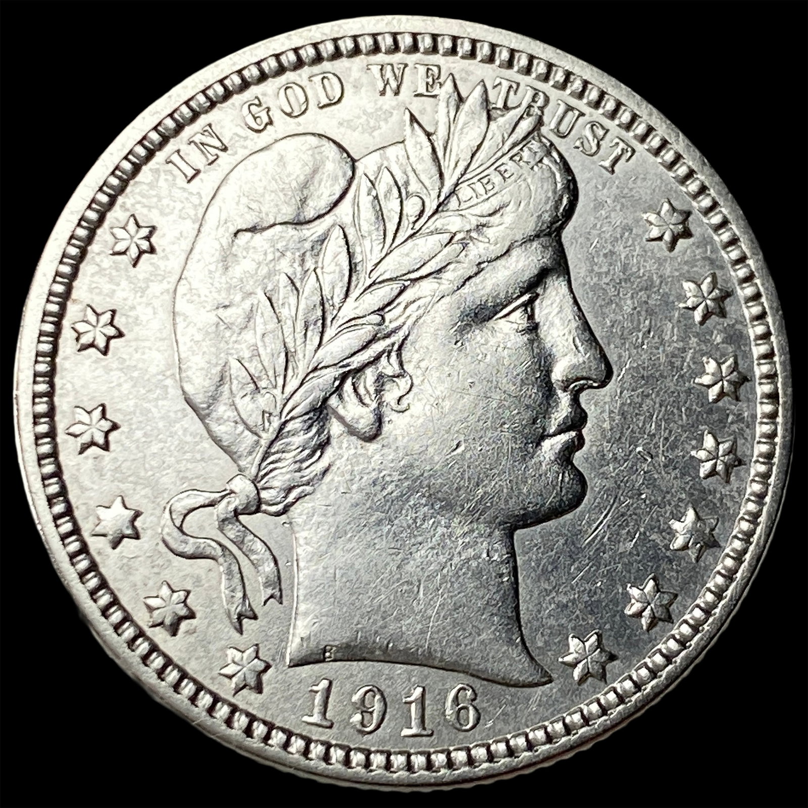 1916-D Silver Barber Quarter UNCIRCULATED (1 of 2)