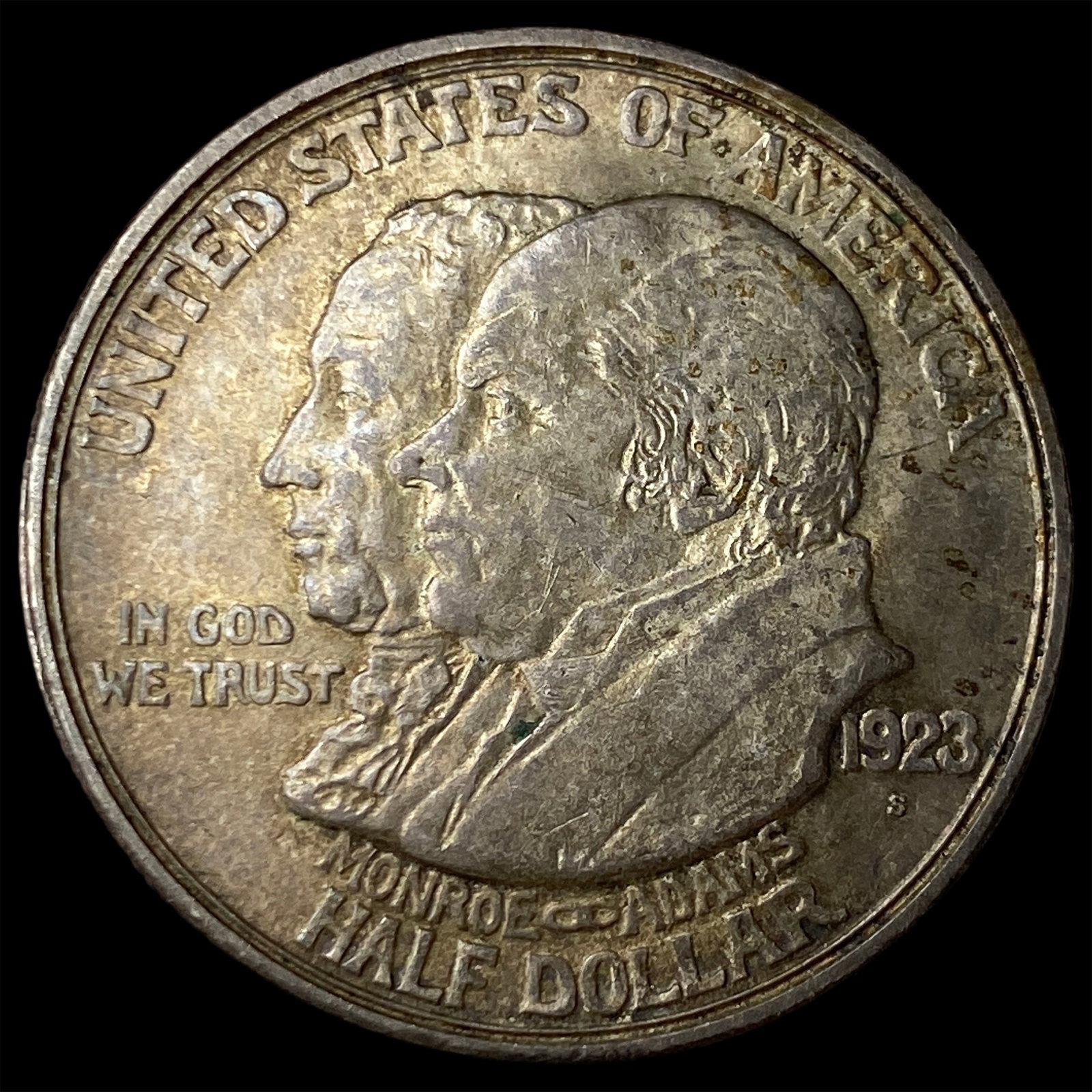 1923-S Silver Monroe Doctrine Half Dollar GEM BU (1 of 2)