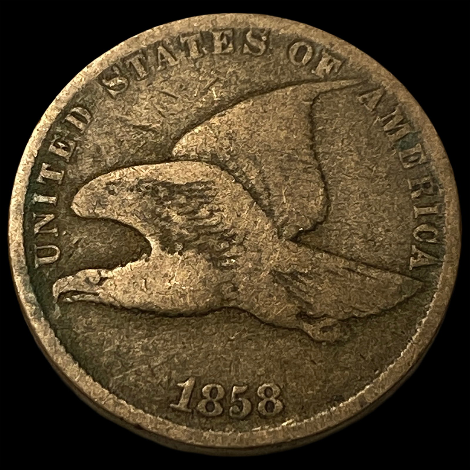 1858 Flying Eagle Cent LIGHTLY CIRCULATED: 1858 Flying Eagle Cent LIGHTLY CIRCULATED