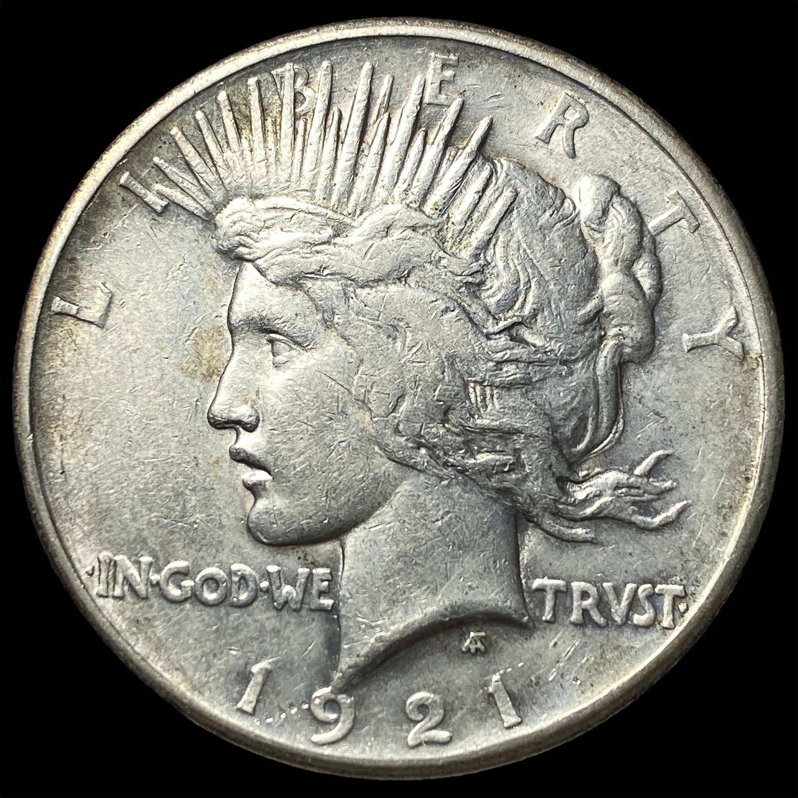 1921 Silver Peace Dollar CHOICE AU: 1921 Silver Peace Dollar CHOICE AU