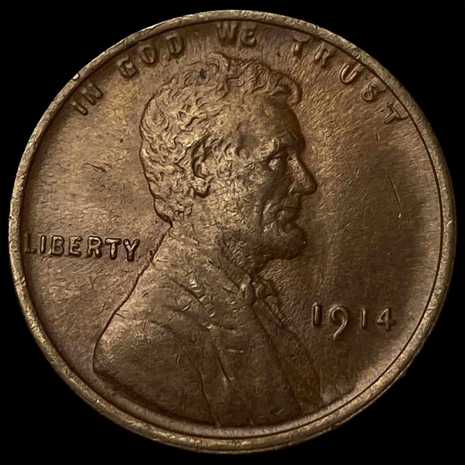 1914 Lincoln Wheat Cent NEARLY UNCIRCULATED: 1914 Lincoln Wheat Cent NEARLY UNCIRCULATED