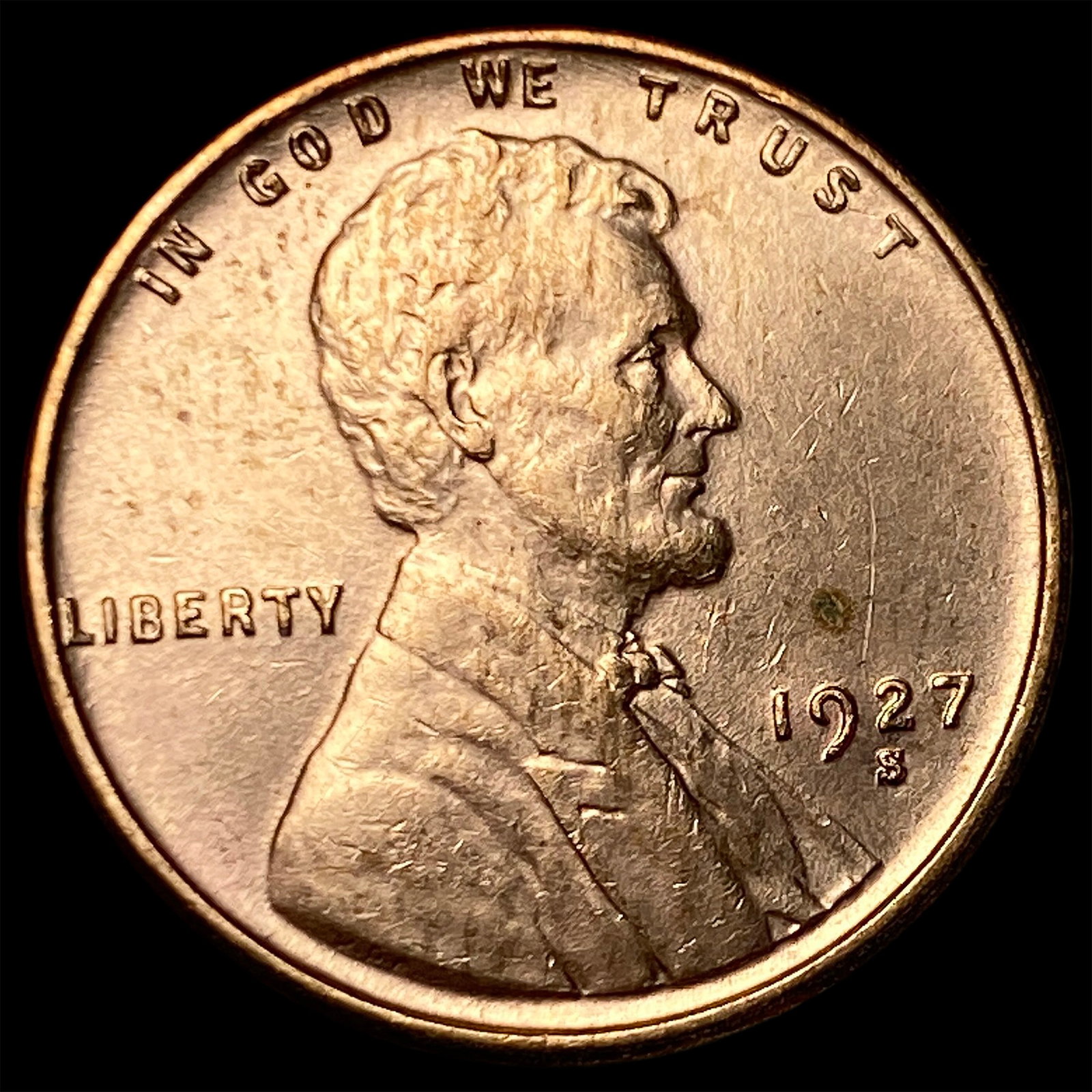1927-S Lincoln Wheat Cent UNCIRCULATED (1 of 2)