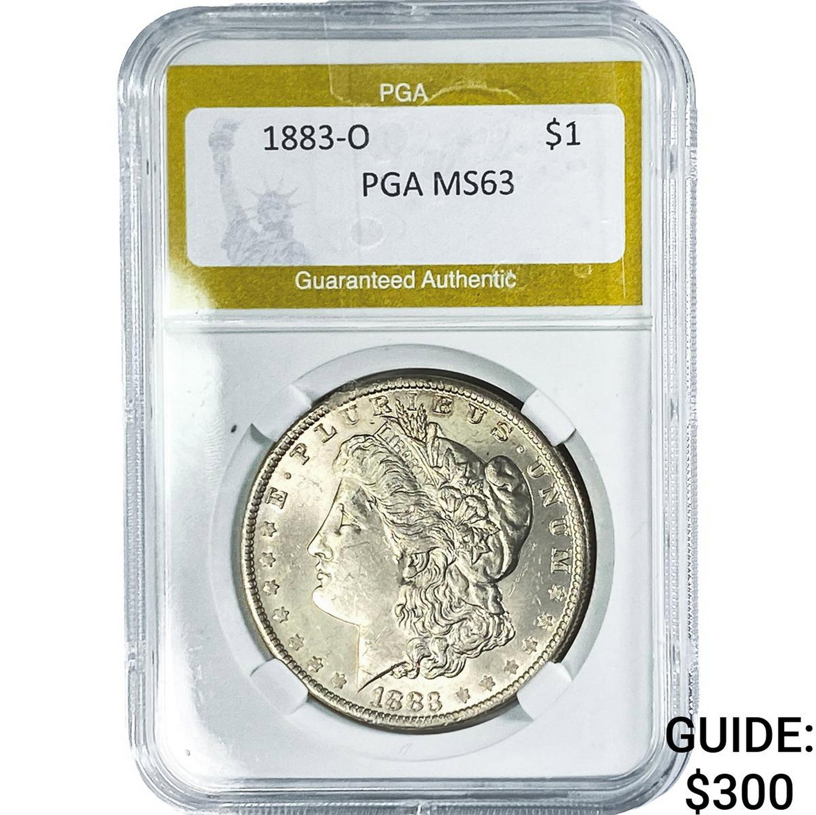 1883-O Morgan Silver Dollar PGA MS63 (1 of 2)