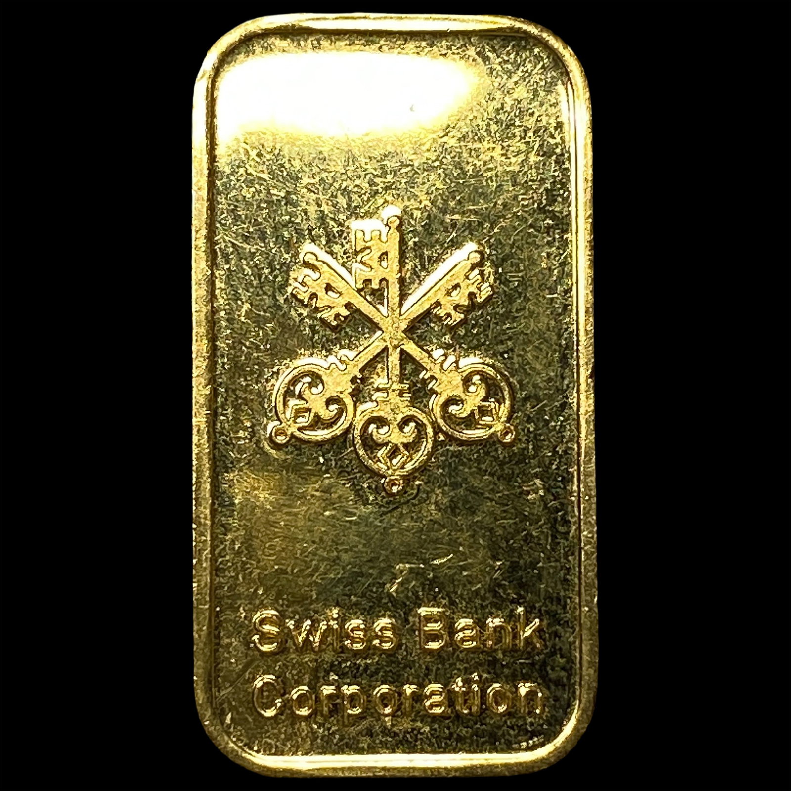 Swiss Bank Corporation 1/3oz Gold Bar .9999 HIGH GRADE