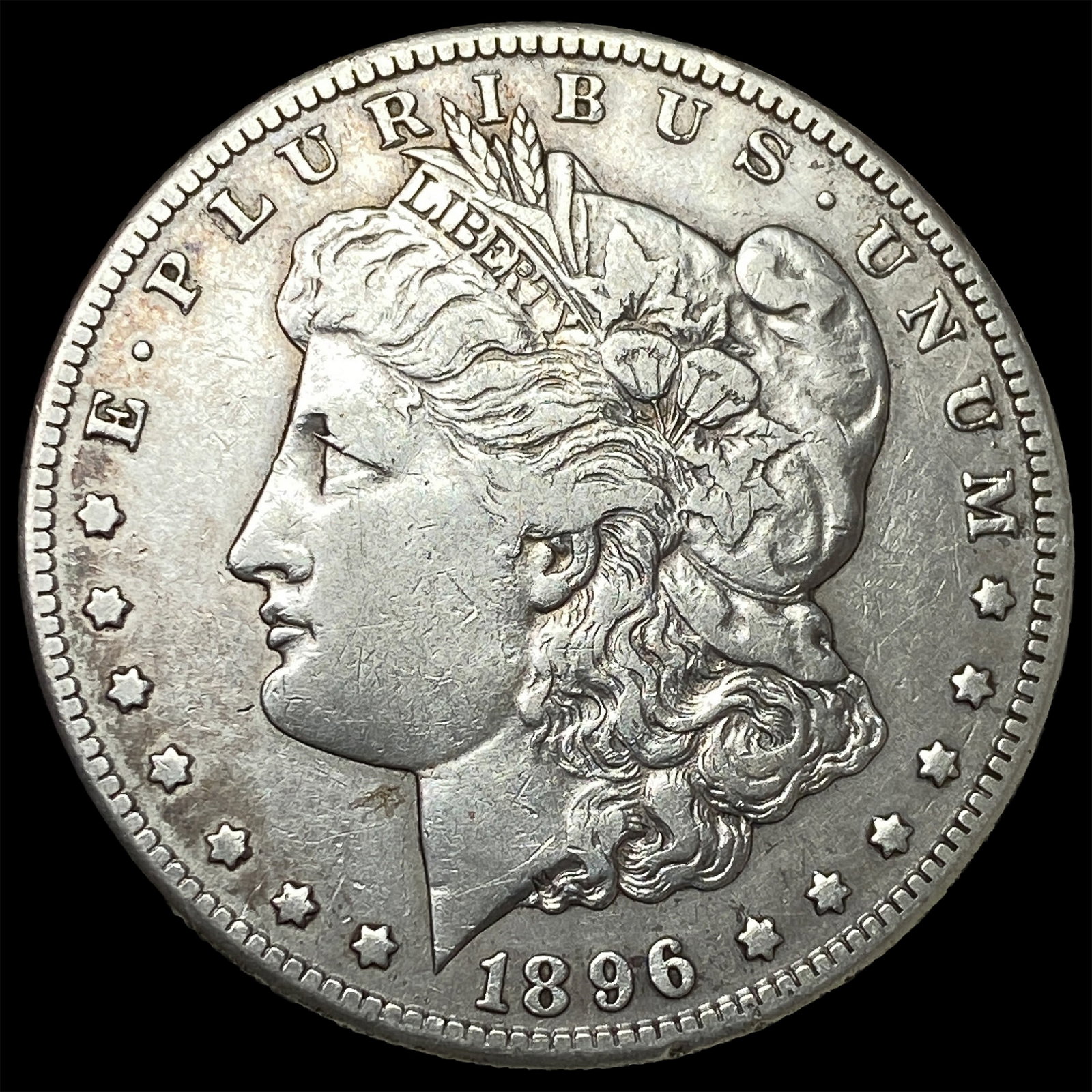 1896-S Silver Morgan Dollar ABOUT UNCIRCULATED (1 of 2)