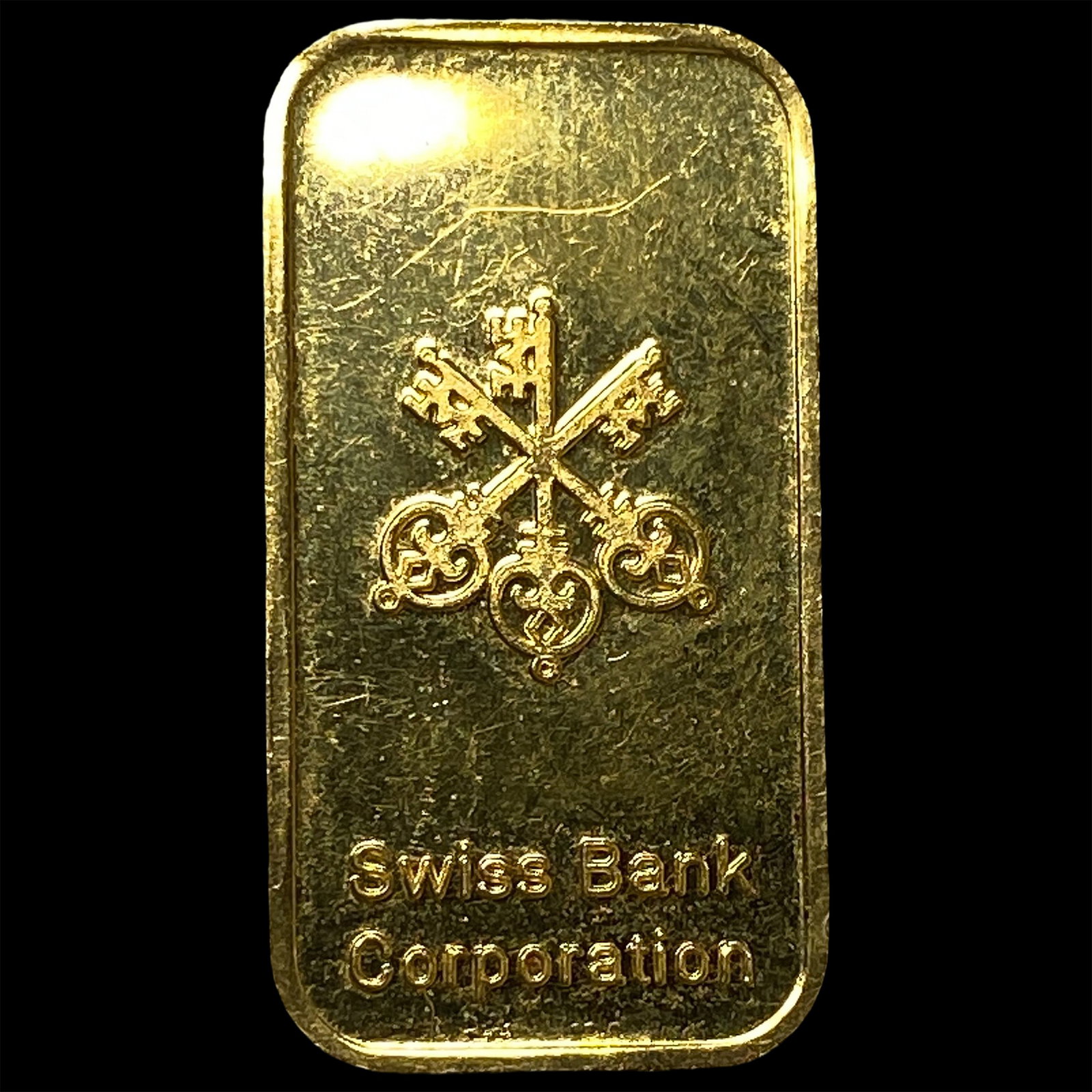 Swiss Bank Corporation 1/3oz Gold Bar .9999 HIGH GRADE