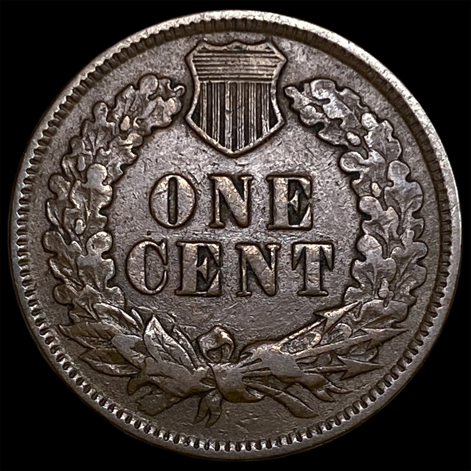 1876 Indian Head Cent NEARLY UNCIRCULATED - 2