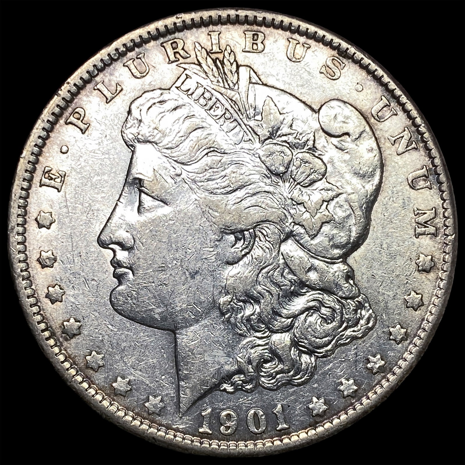 1901 Morgan Silver Dollar CLOSELY UNCIRCULATED: 1901 Morgan Silver Dollar CLOSELY UNCIRCULATED