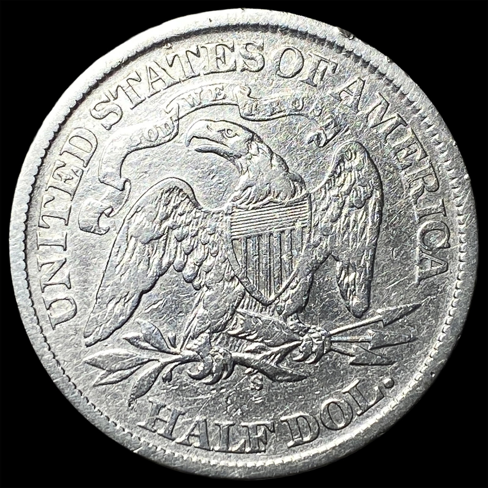 1867-S Seated Liberty Half Dollar CLOSELY UNCIRCULATED - 2