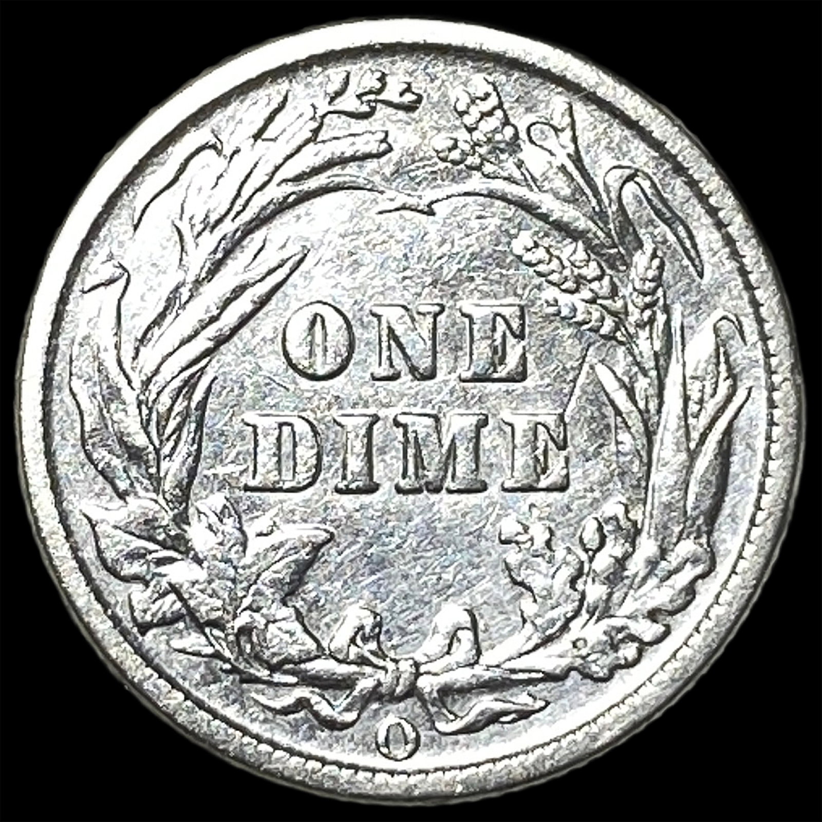 1907-O Silver Barber Dime NEARLY UNCIRCULATED - 2