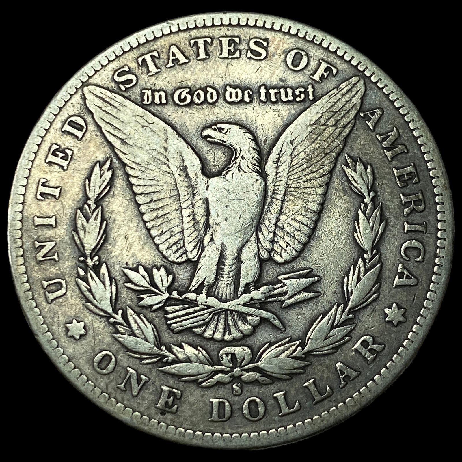 1896-S Silver Morgan Dollar NEARLY UNCIRCULATED - 2