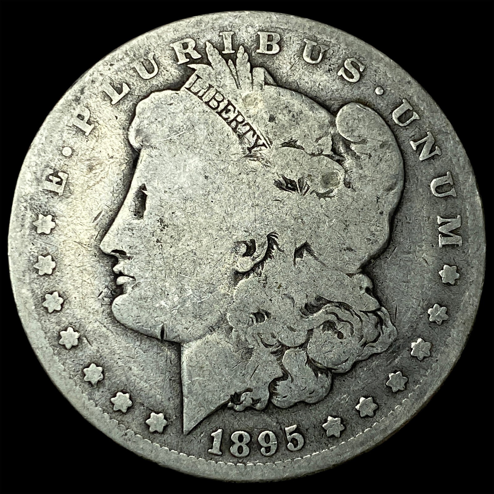 1895-O Silver Morgan Dollar NICELY CIRCULATED: 1895-O Silver Morgan Dollar NICELY CIRCULATED