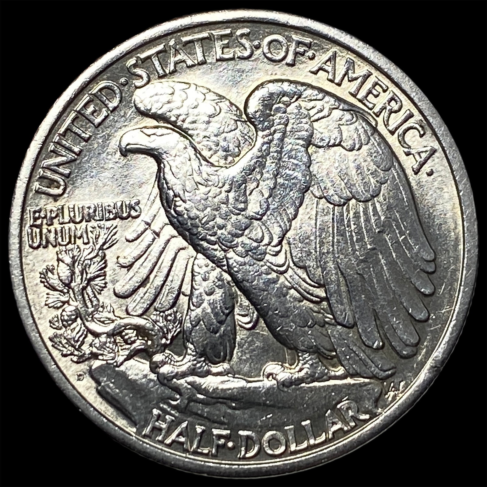 1934-D Silver Half Dollar Walking Liberty UNCIRCULATED - 2