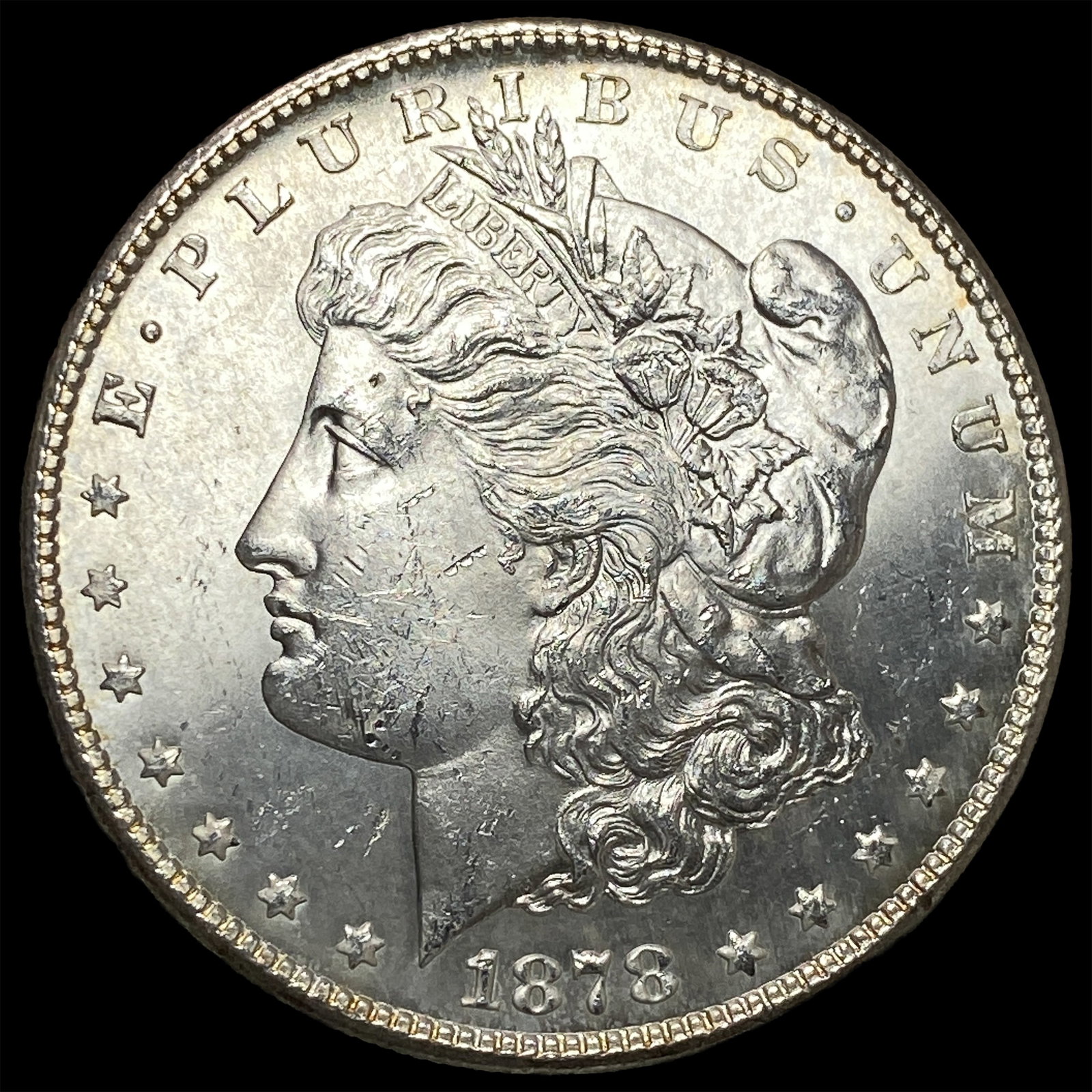 1878-S Silver Morgan Dollar CHOICE BU: 1878-S Silver Morgan Dollar CHOICE BU