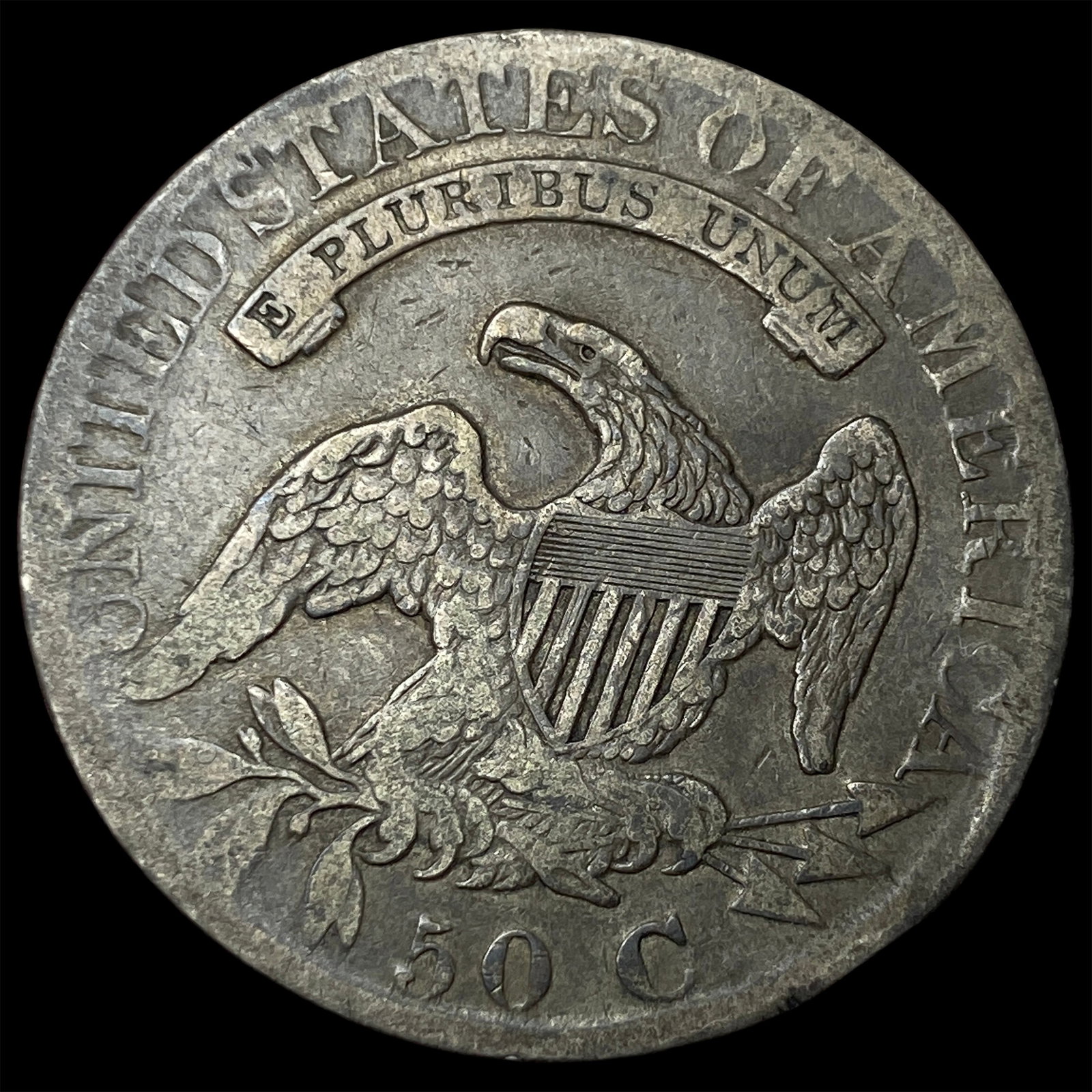 1826 Silver Capped Bust Half Dollar LIGHTLY CIRCULATED - 2