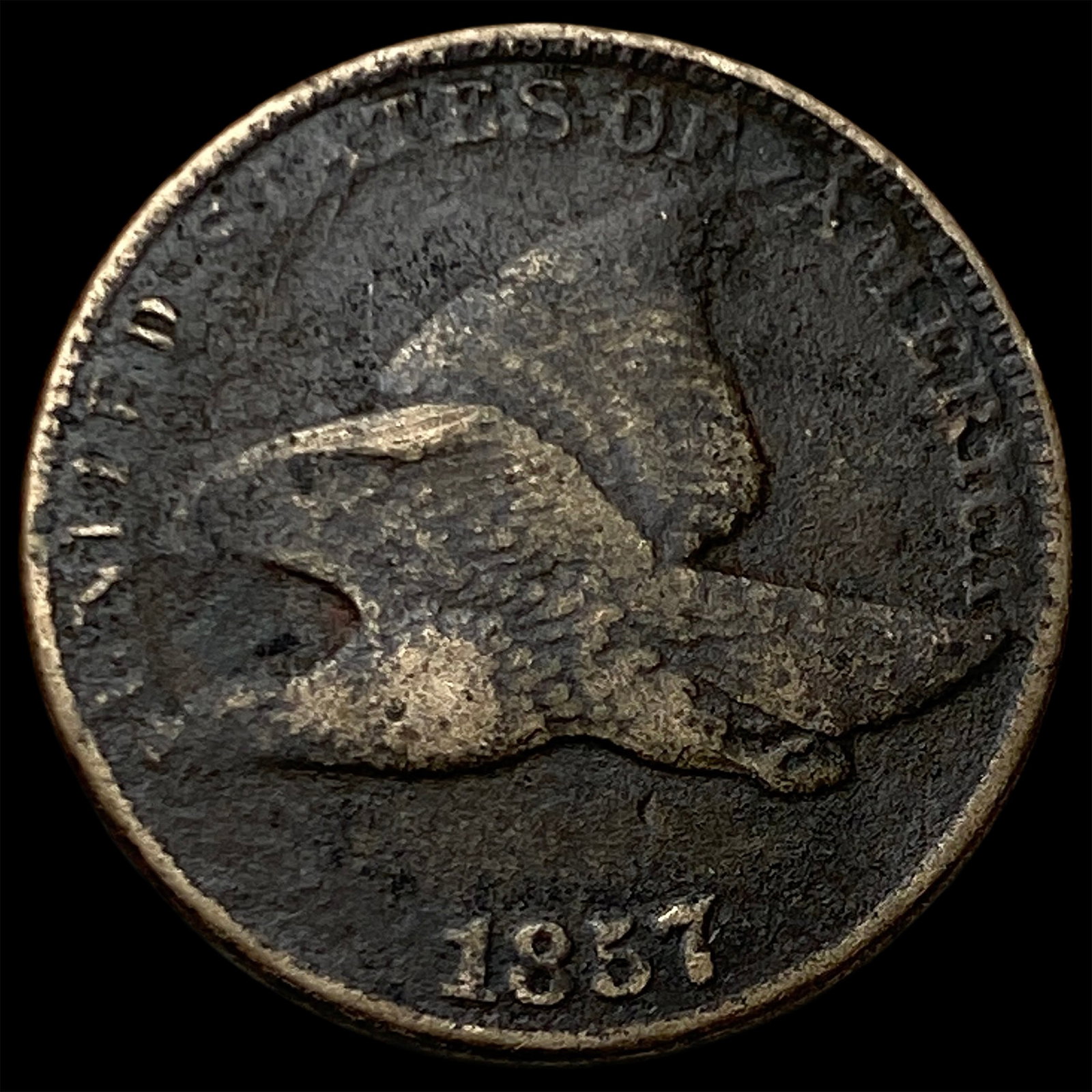 1857 Flying Eagle Cent LIGHTLY CIRCULATED: 1857 Flying Eagle Cent LIGHTLY CIRCULATED