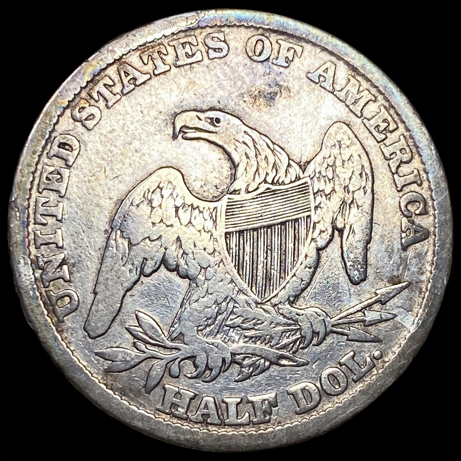 1839 Silver Capped Bust Half Dollar LIGHTLY CIRCULATED - 2