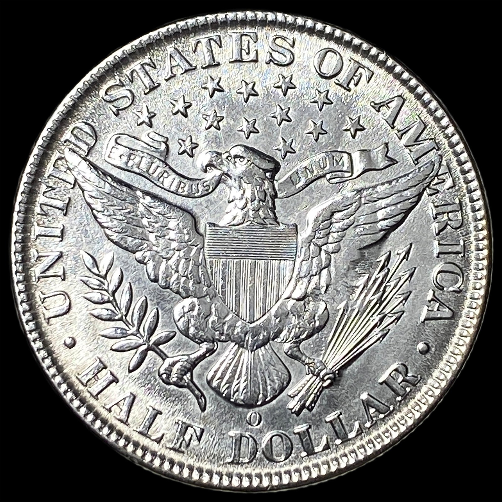 1907-O Silver Barber Half Dollar CHOICE AU - 2