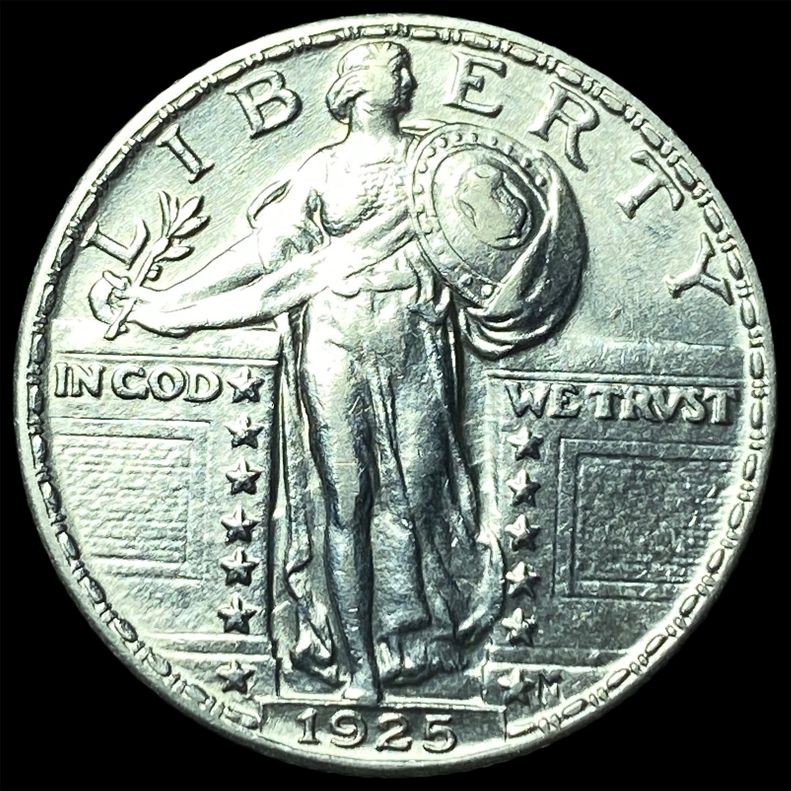 1925 Standing Liberty Silver Quarter UNCIRCULATED: 1925 Standing Liberty Silver Quarter UNCIRCULATED