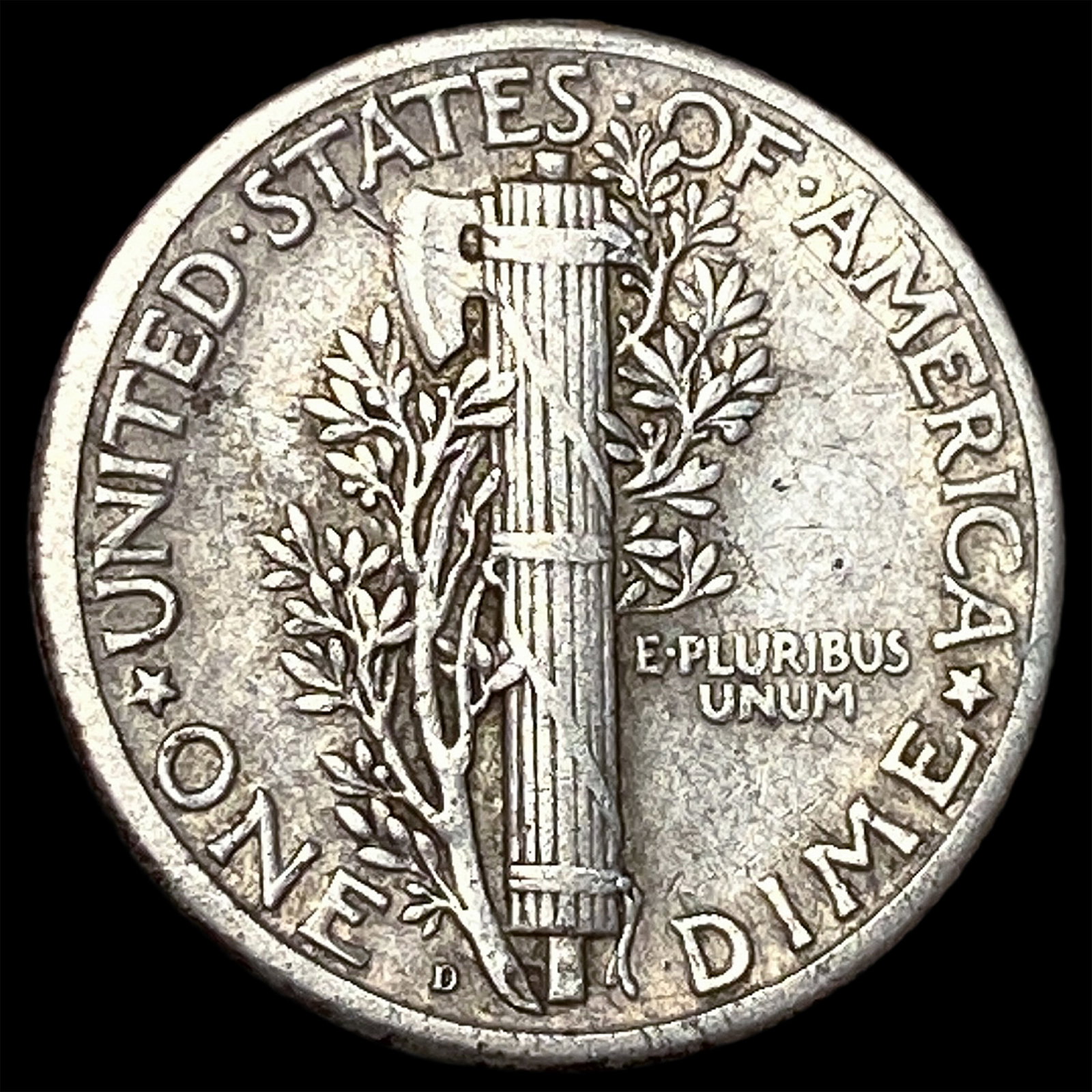 1926-D Silver Mercury Dime NEARLY UNCIRCULATED - 2