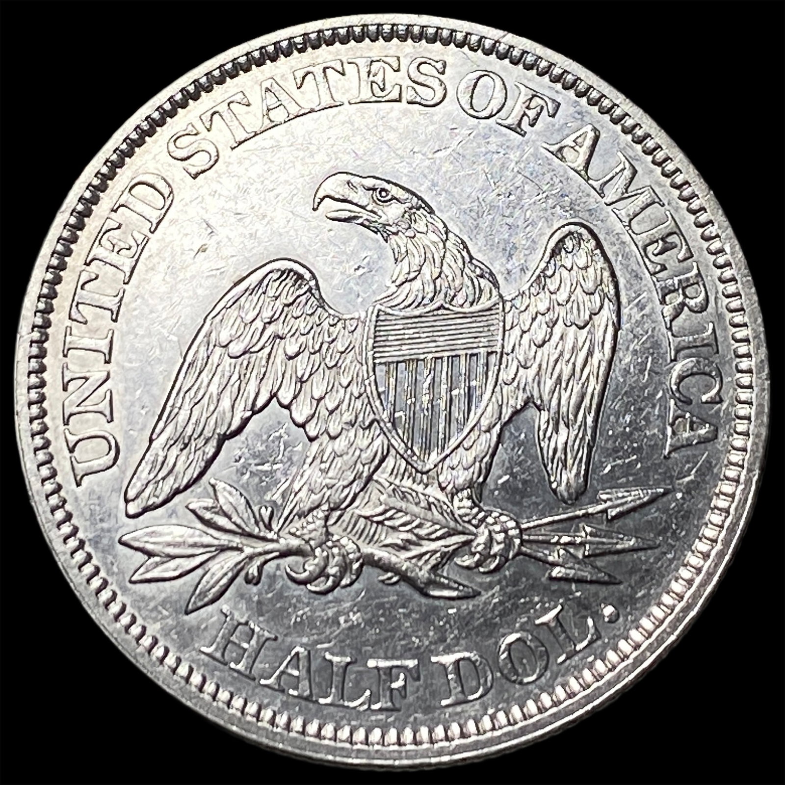 1859 Silver Seated Liberty Half Dollar UNCIRCULATED - 2