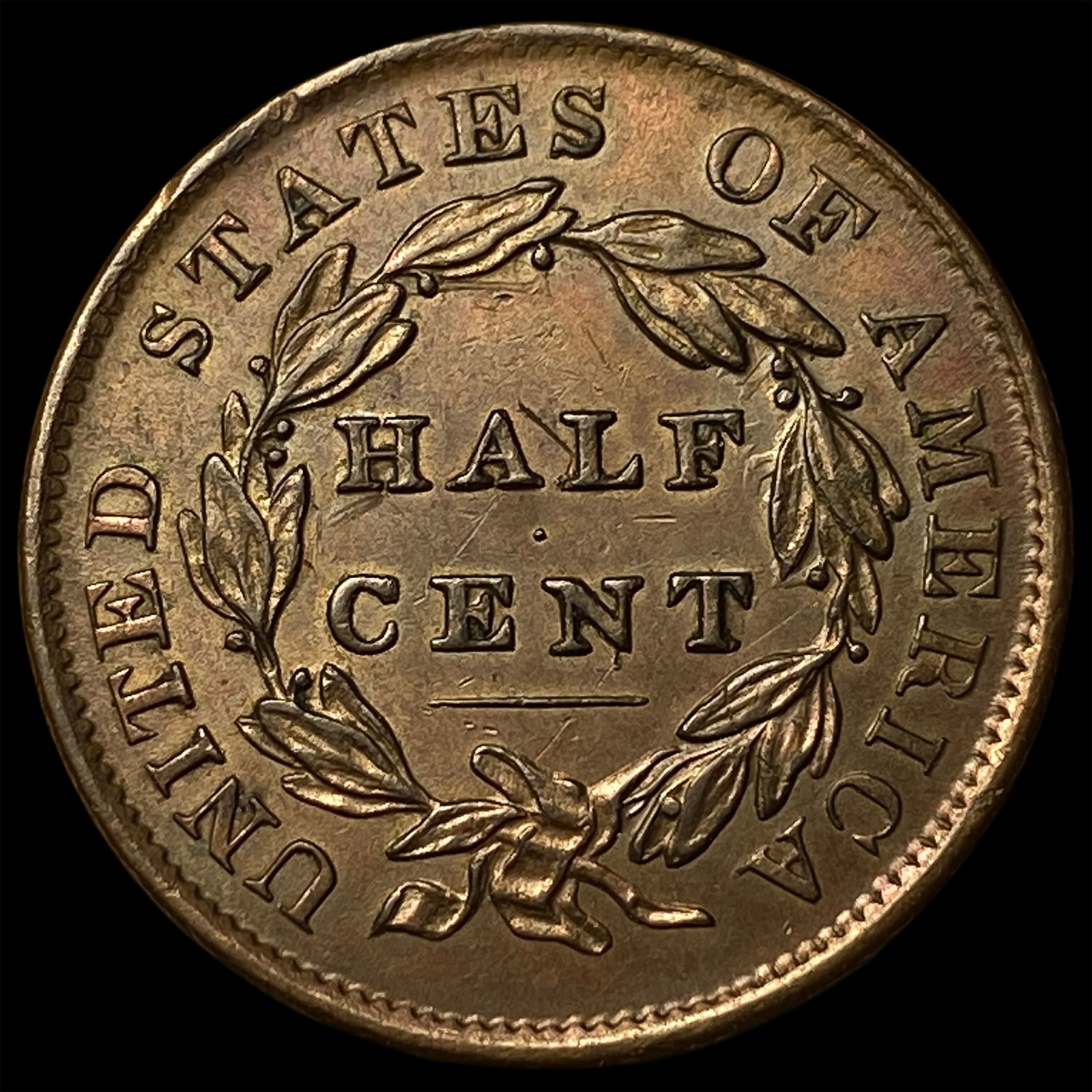 1835 Classic Head Half Cent UNCIRCULATED - 2