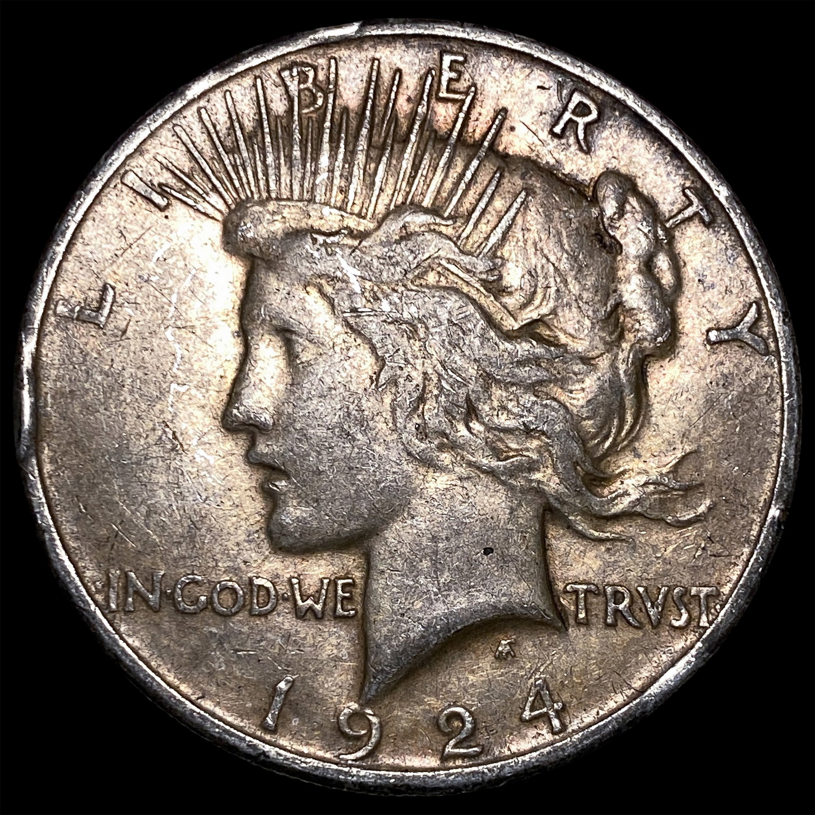 1924 Silver Peace Dollar LIGHTLY CIRCULATED: 1924 Silver Peace Dollar LIGHTLY CIRCULATED