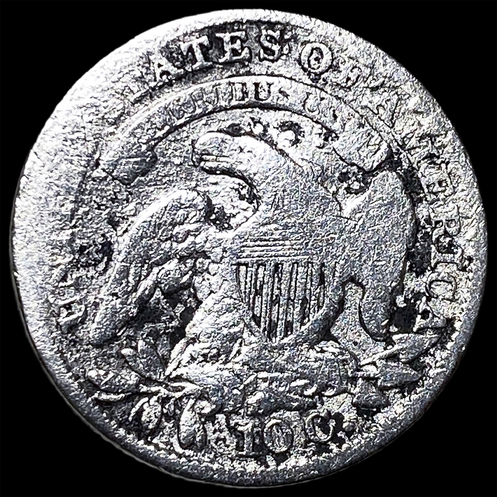 1843 Seated Liberty Dime HIGH GRADE - 2