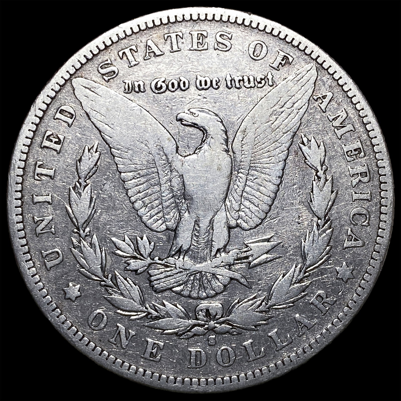 1892-S Silver Morgan Dollar ABOUT UNCIRCULATED - 2