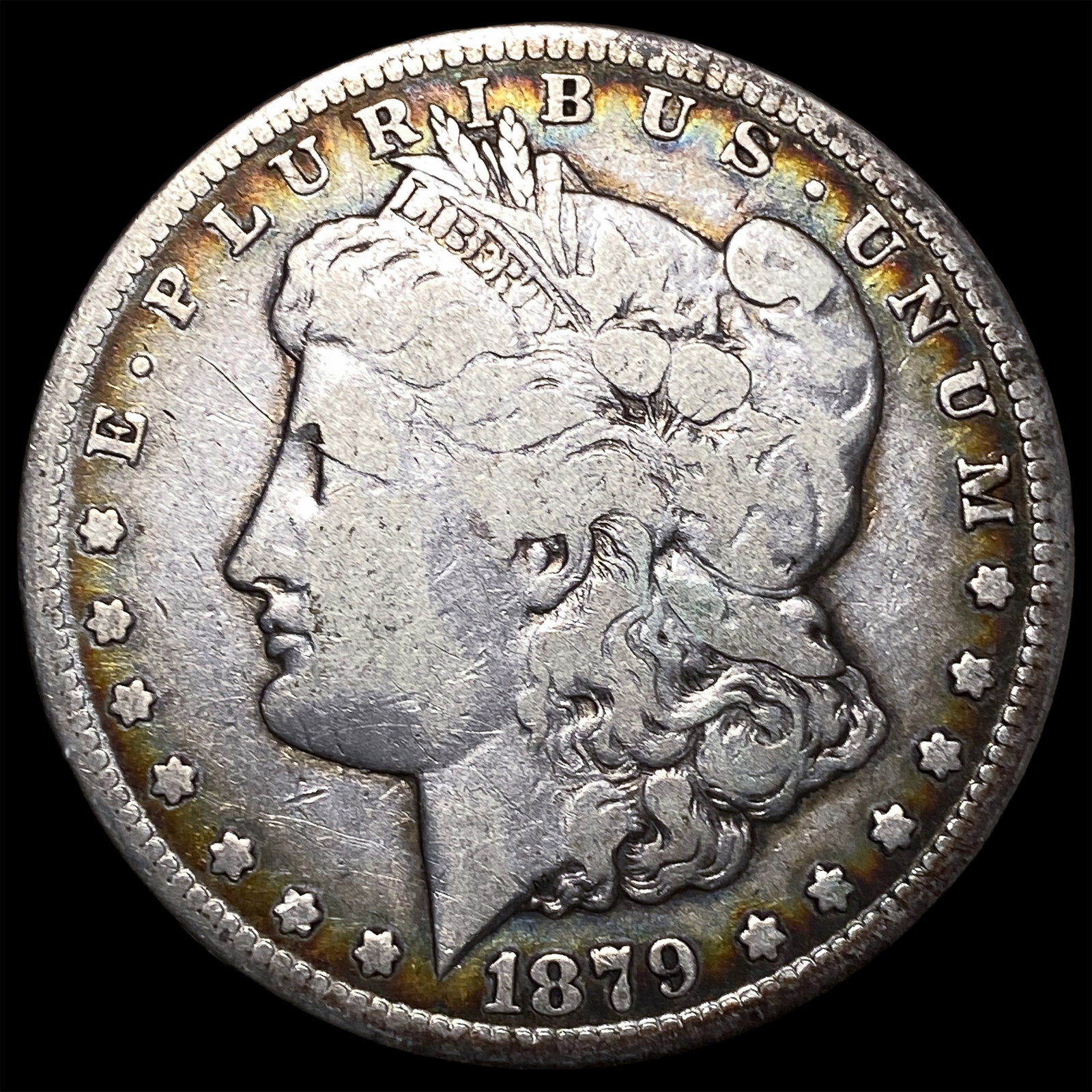 1879-CC Silver Morgan Dollar ABOUT UNCIRCULATED (1 of 2)