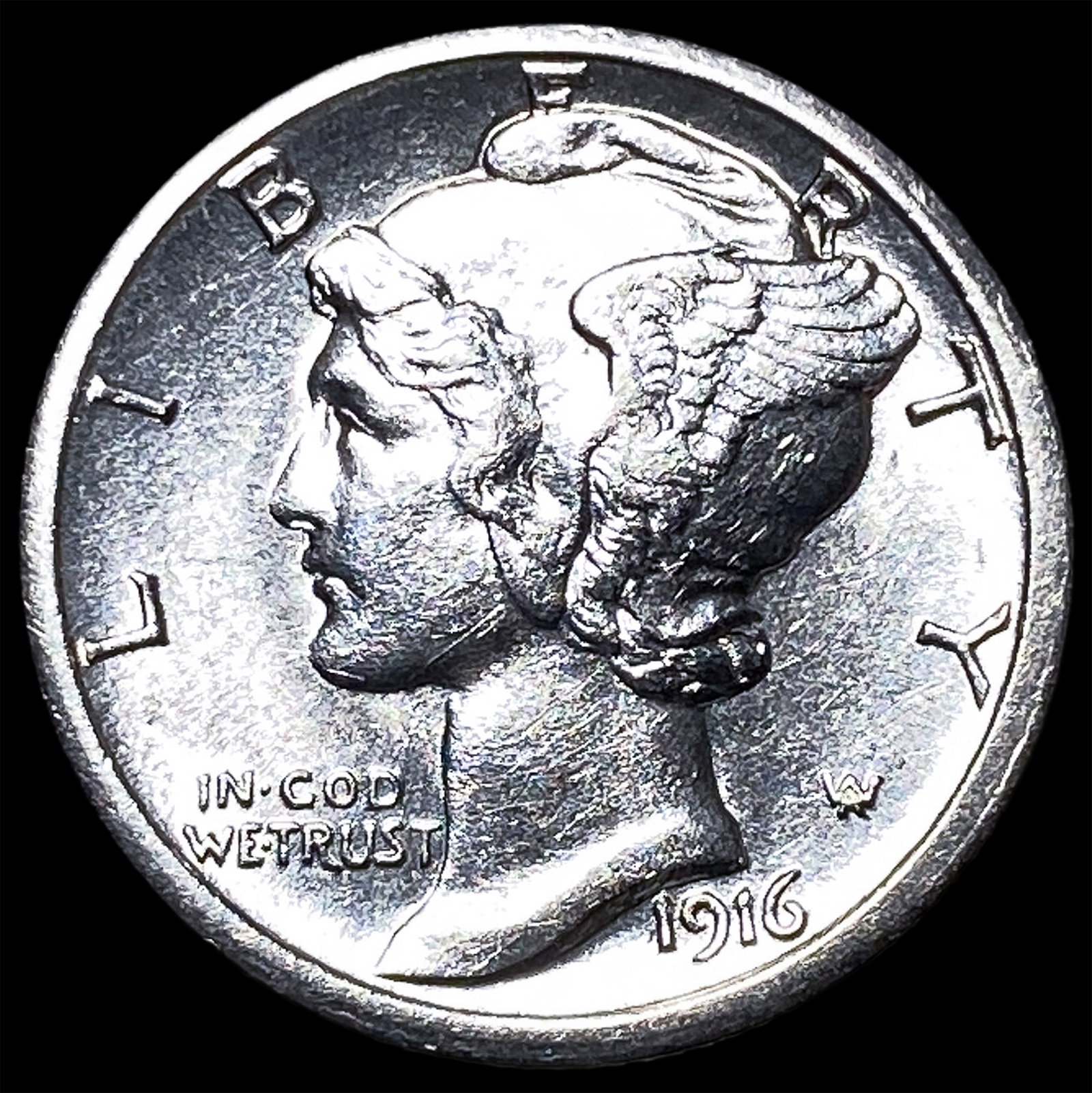 1916 Mercury Dime UNCIRCULATED: 1916 Mercury Dime UNCIRCULATED