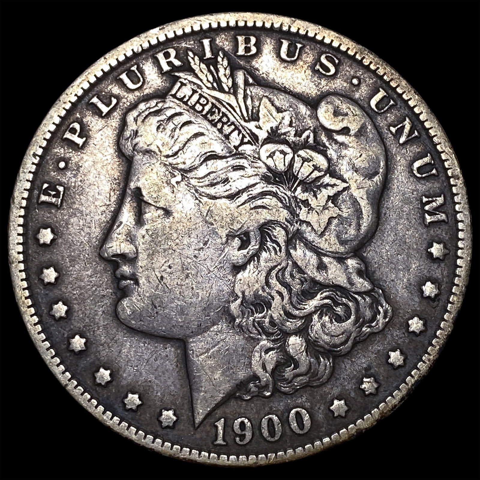 1900-O Silver Morgan Dollar NEARLY UNCIRCULATED: 1900-O Silver Morgan Dollar NEARLY UNCIRCULATED