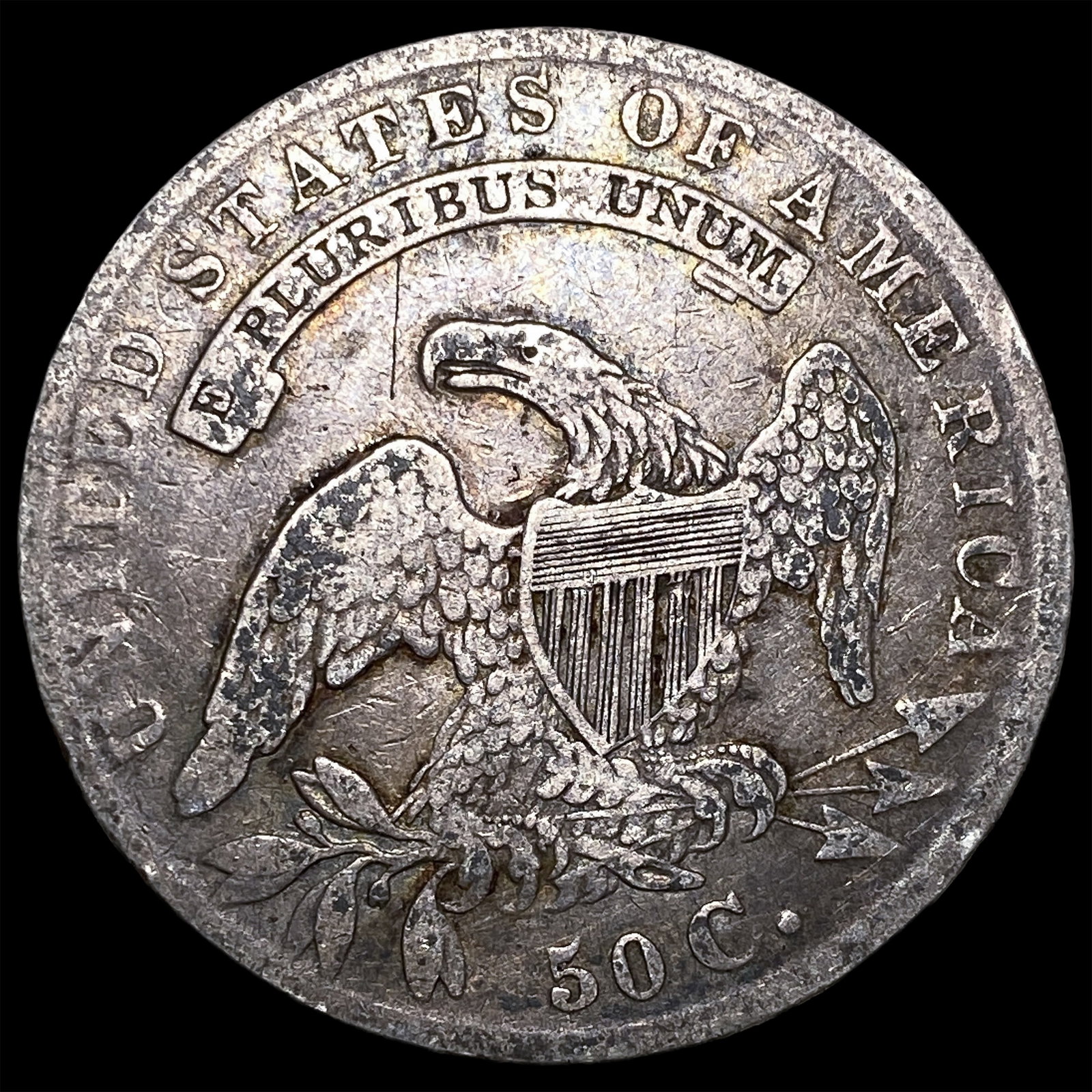 1835 Capped Bust Half Dollar ABOUT UNCIRCULATED - 2