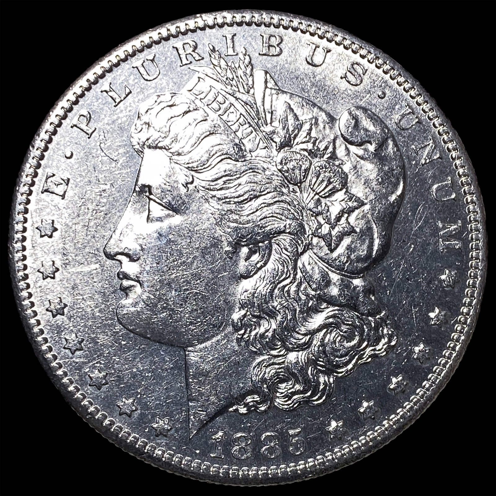1885-S Silver Morgan Dollar UNCIRCULATED: 1885-S Silver Morgan Dollar UNCIRCULATED