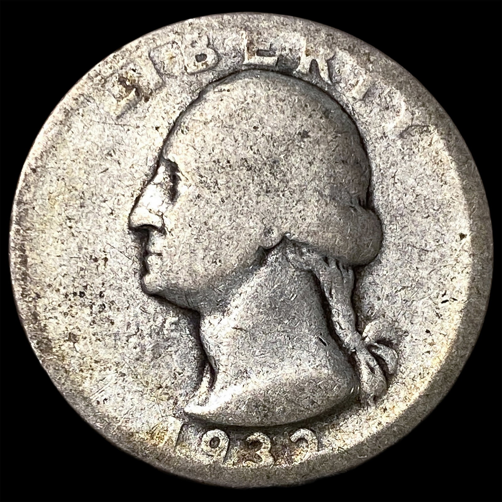 1932-D Silver Washington Quarter NICELY CIRCULATED: 1932-D Silver Washington Quarter NICELY CIRCULATED